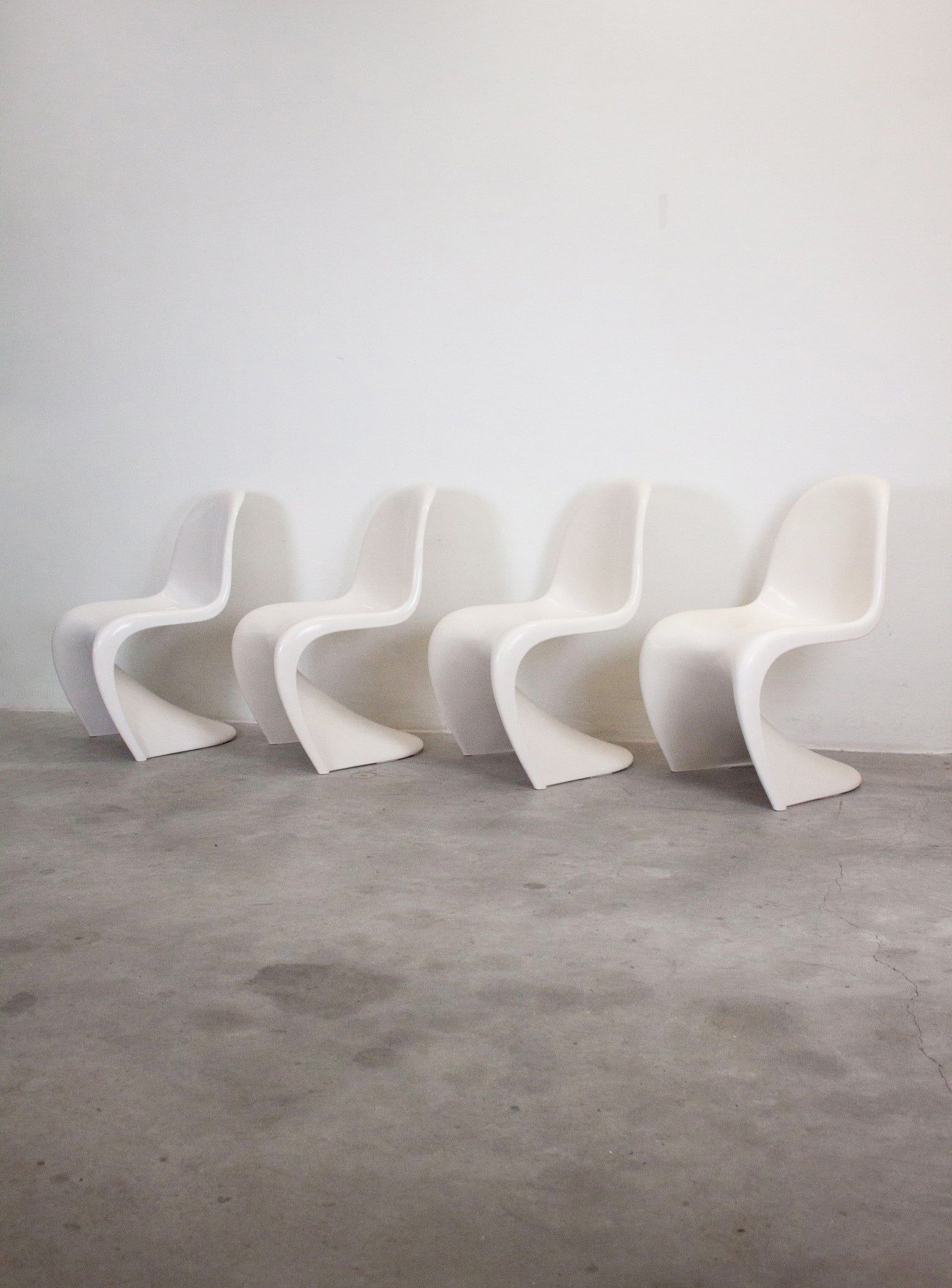 Herman Miller Panton Chair by Verner Panton (White)