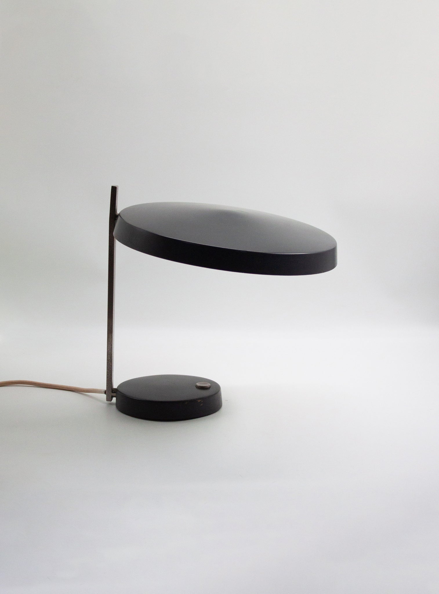 Hillebrand Oslo Table Lamp by Heinz Pfaender (Dark Grey)