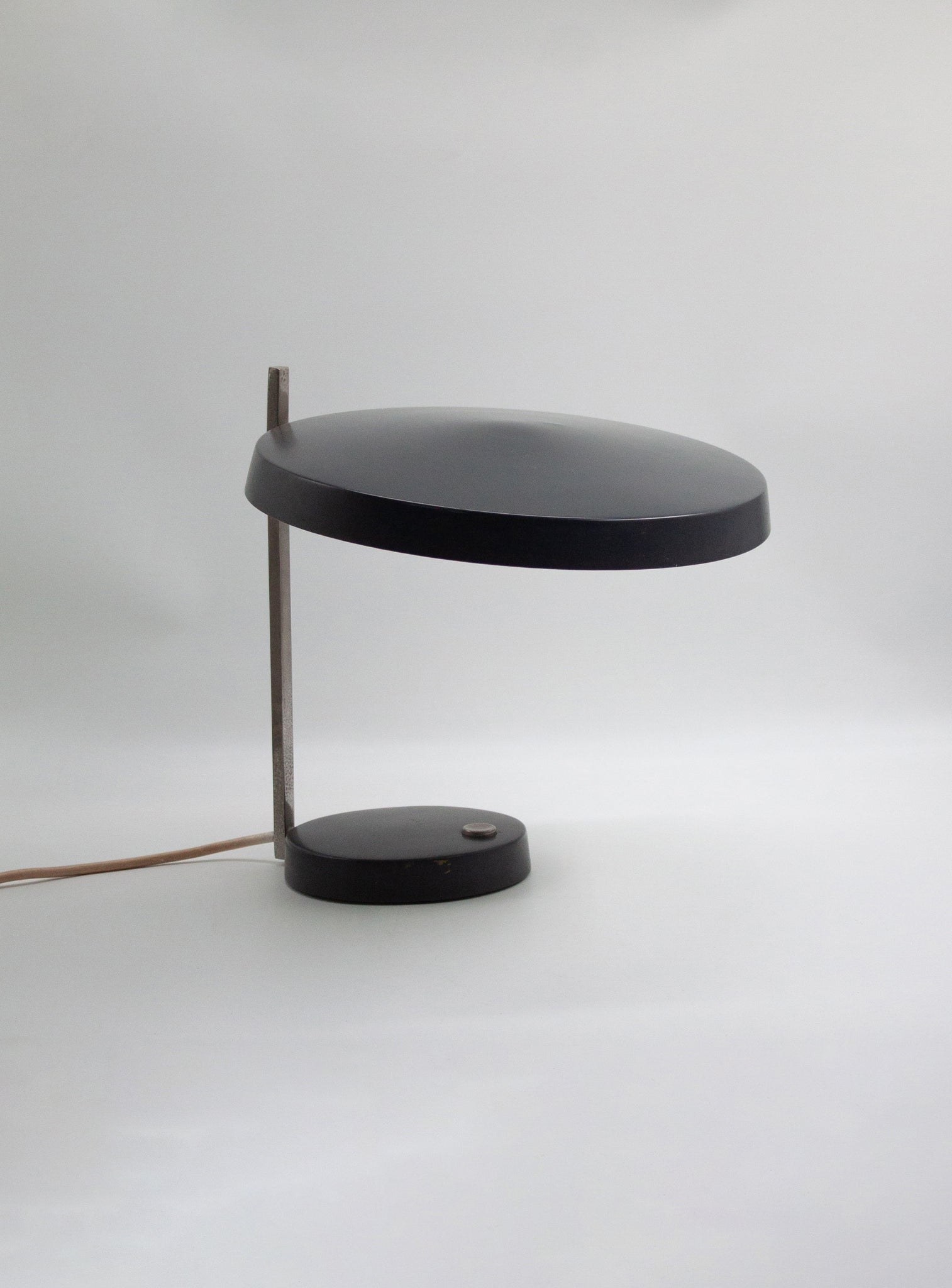 Hillebrand Oslo Table Lamp by Heinz Pfaender (Dark Grey)