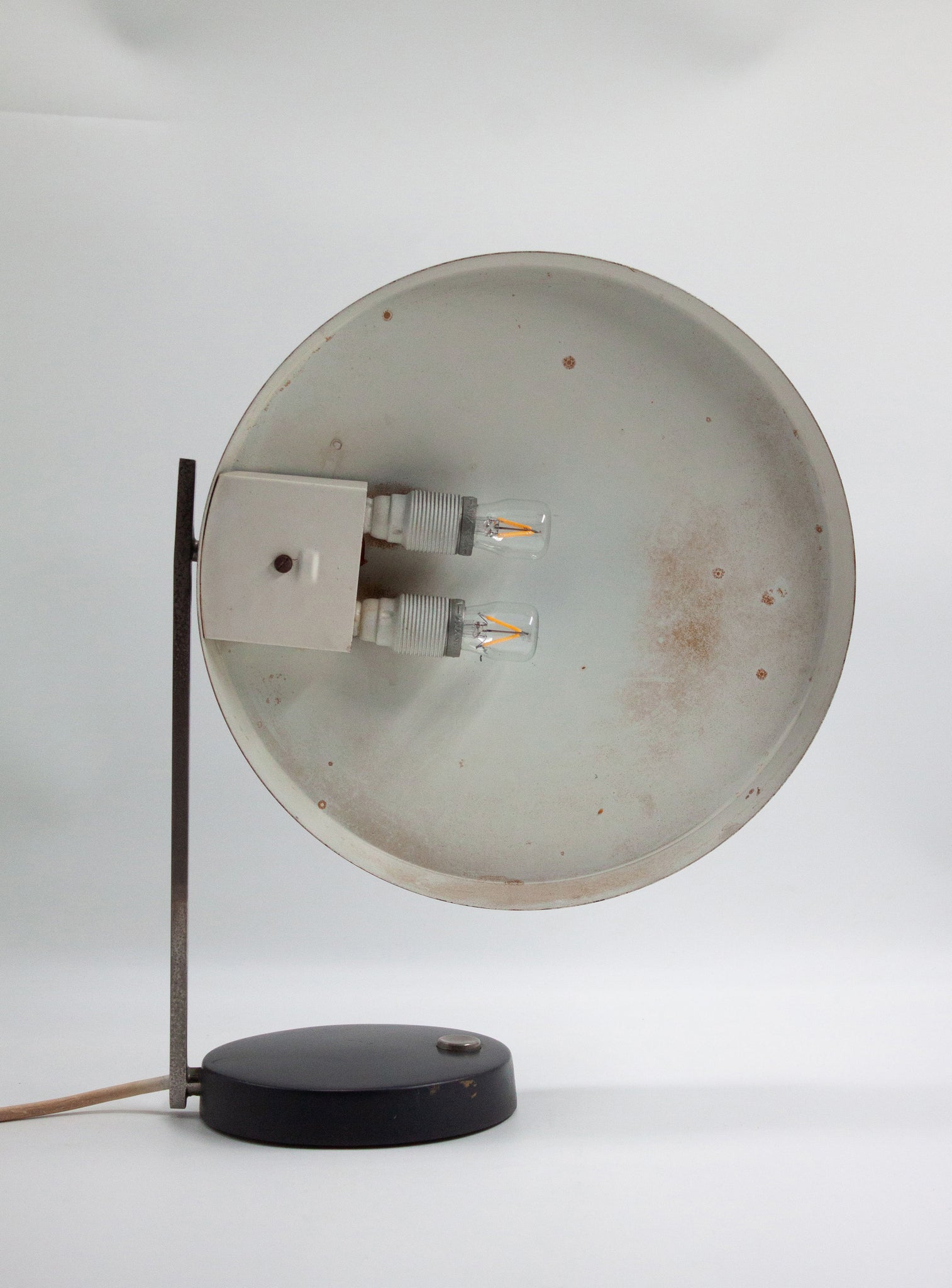 Hillebrand Oslo Table Lamp by Heinz Pfaender (Dark Grey)