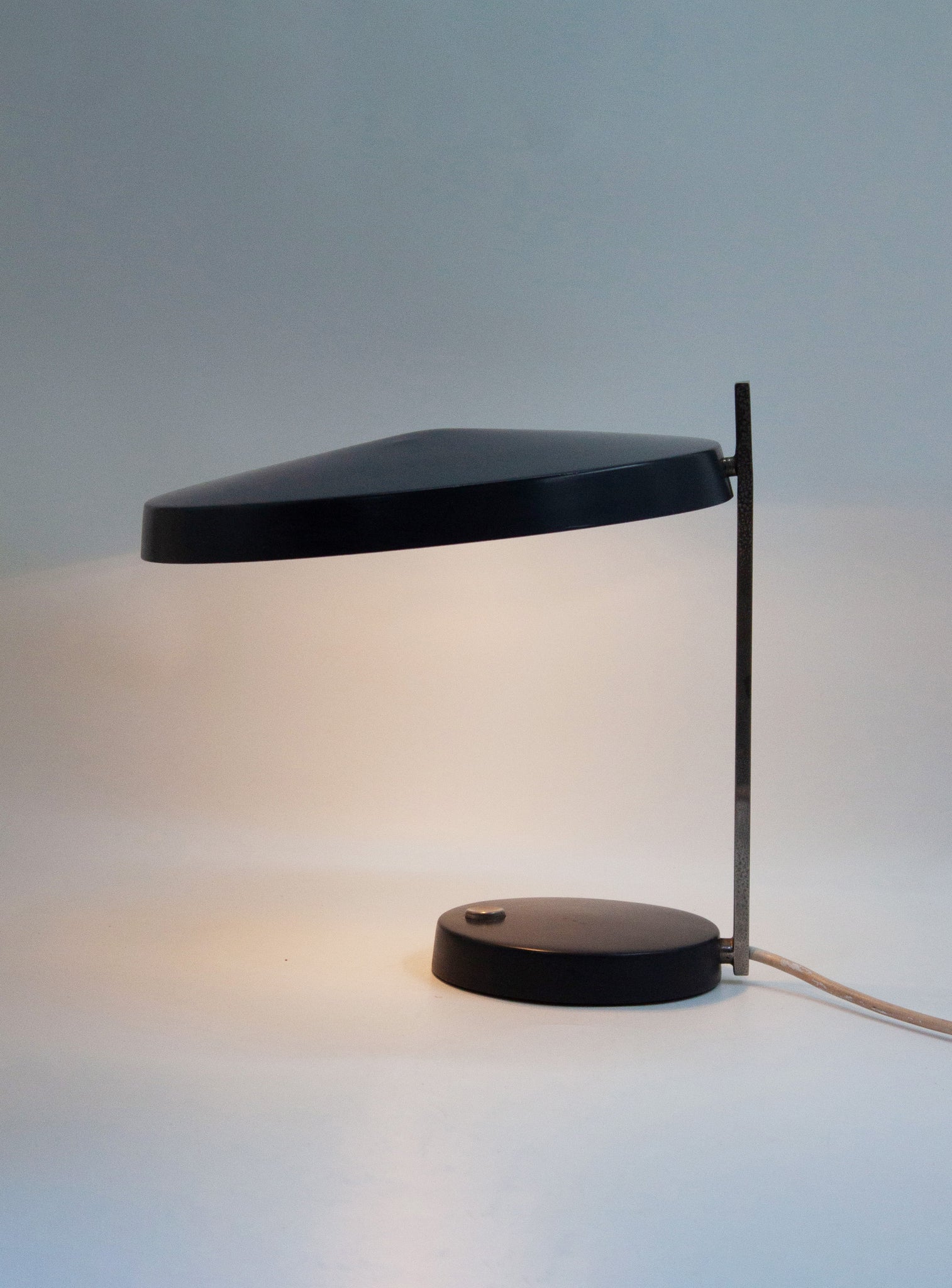 Hillebrand Oslo Table Lamp by Heinz Pfaender (Dark Grey)