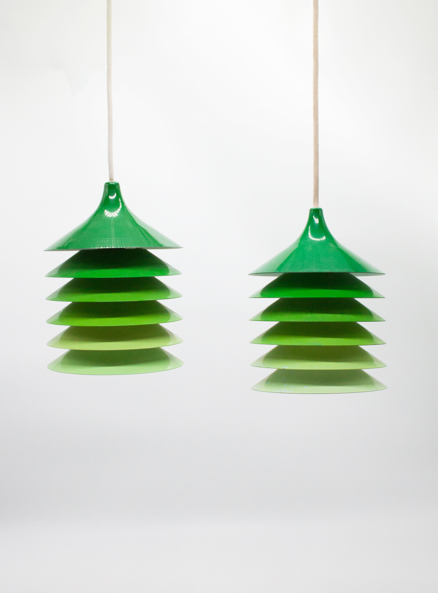 Ikea Duett Pendant Lamp by Bent Gantzel Boysen (Green Gradient)