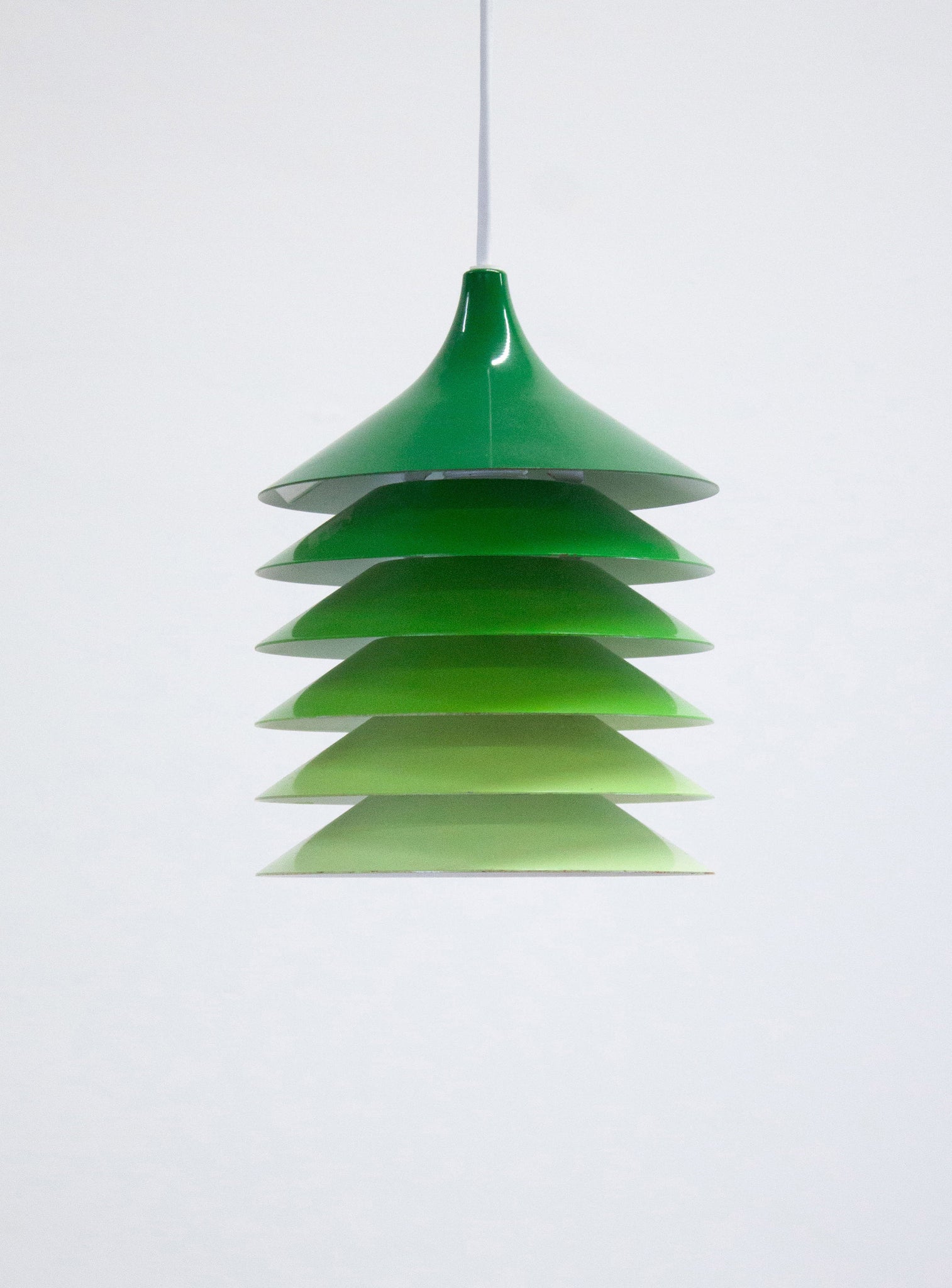 Ikea Duett Pendant Lamp by Bent Gantzel Boysen (Green Gradient)