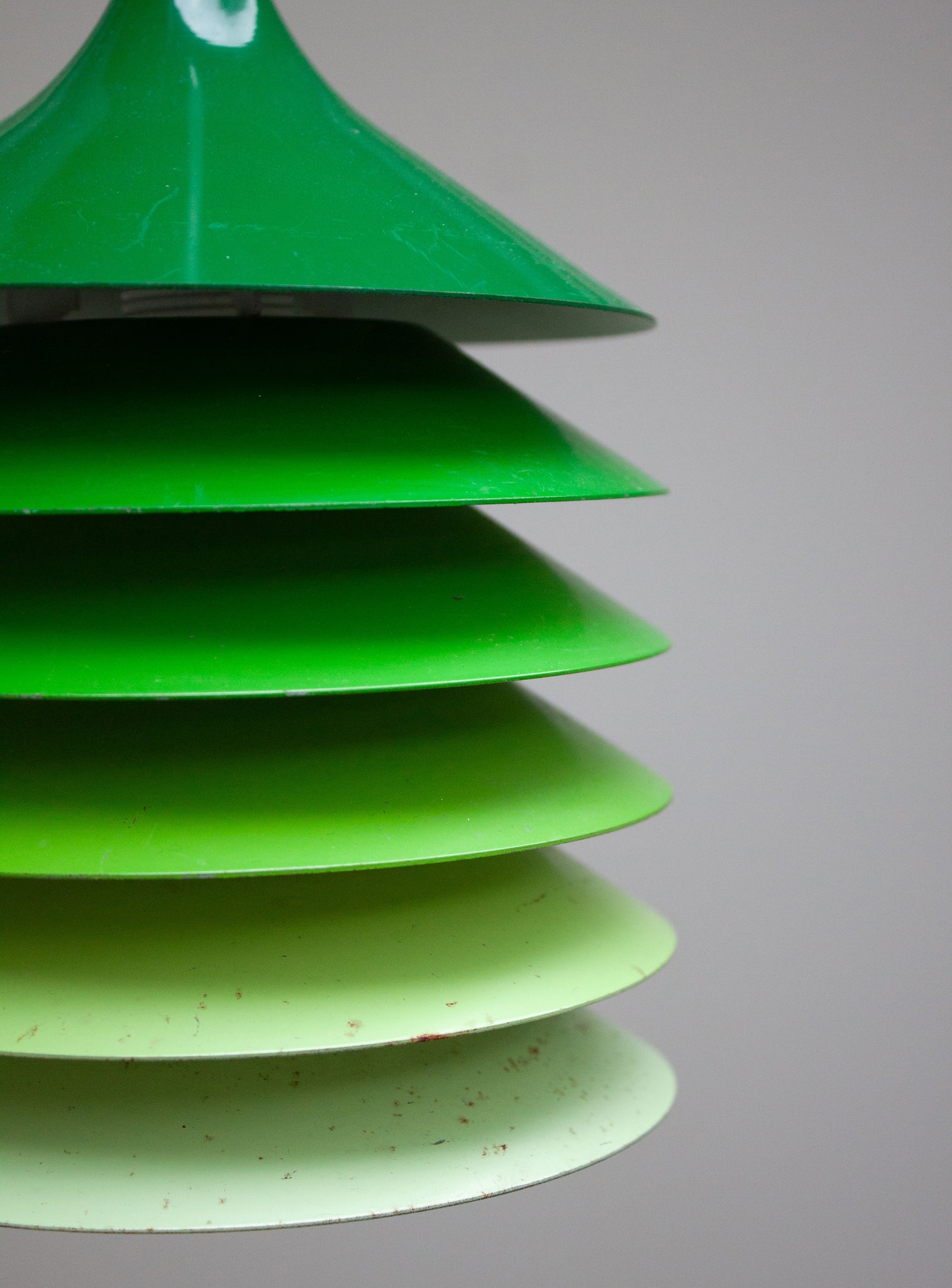 Ikea Duett Pendant Lamp by Bent Gantzel Boysen (Green Gradient)