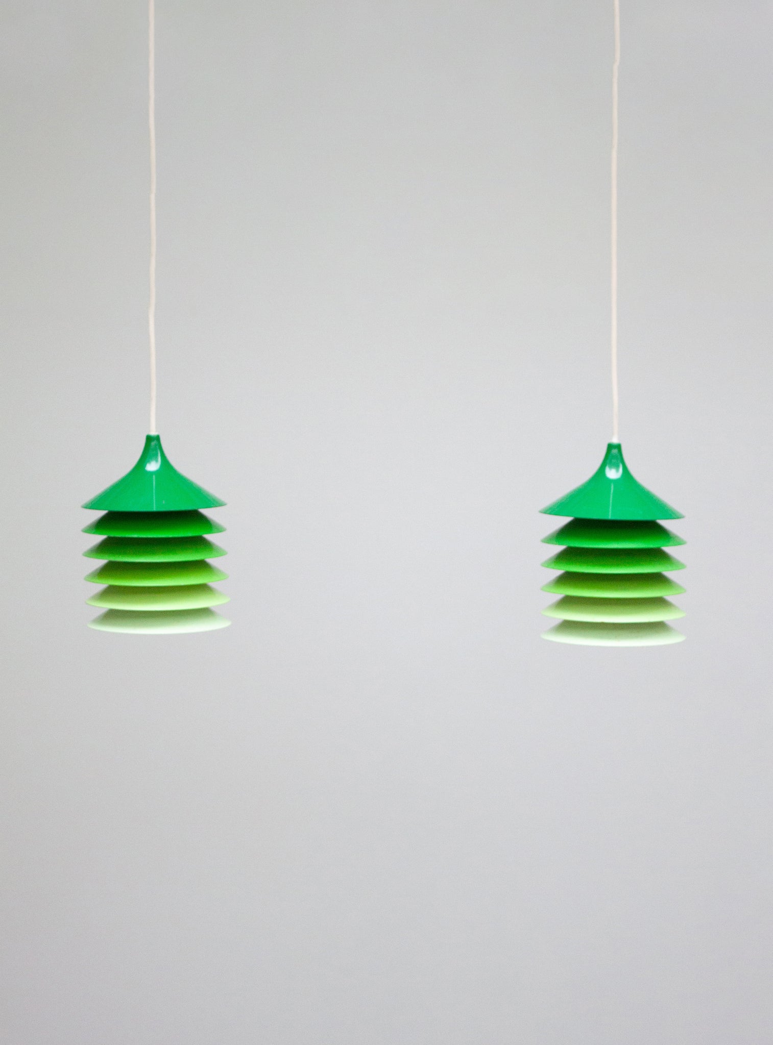 Ikea Duett Pendant Lamp by Bent Gantzel Boysen (Green Gradient)