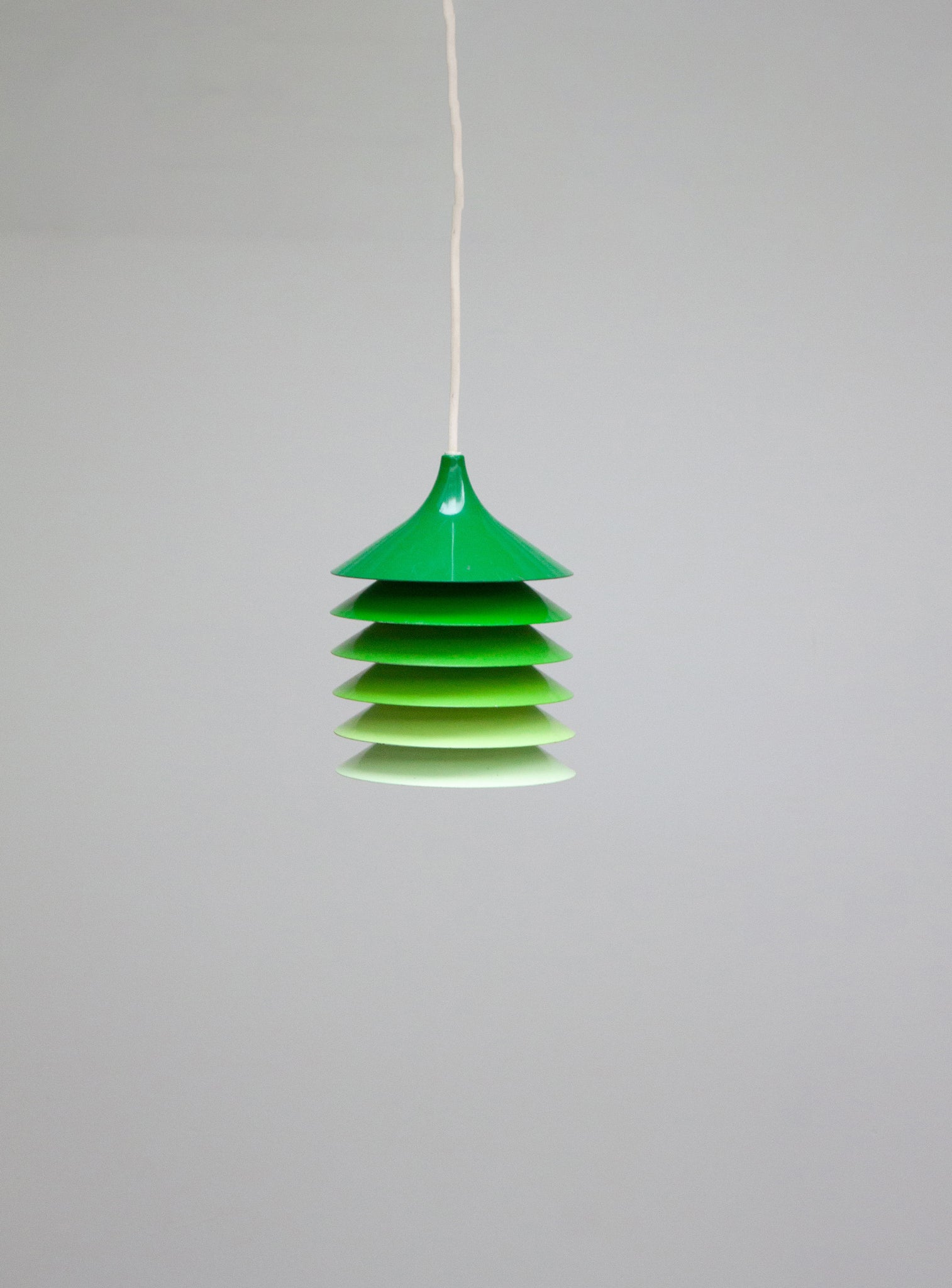 Ikea Duett Pendant Lamp by Bent Gantzel Boysen (Green Gradient)