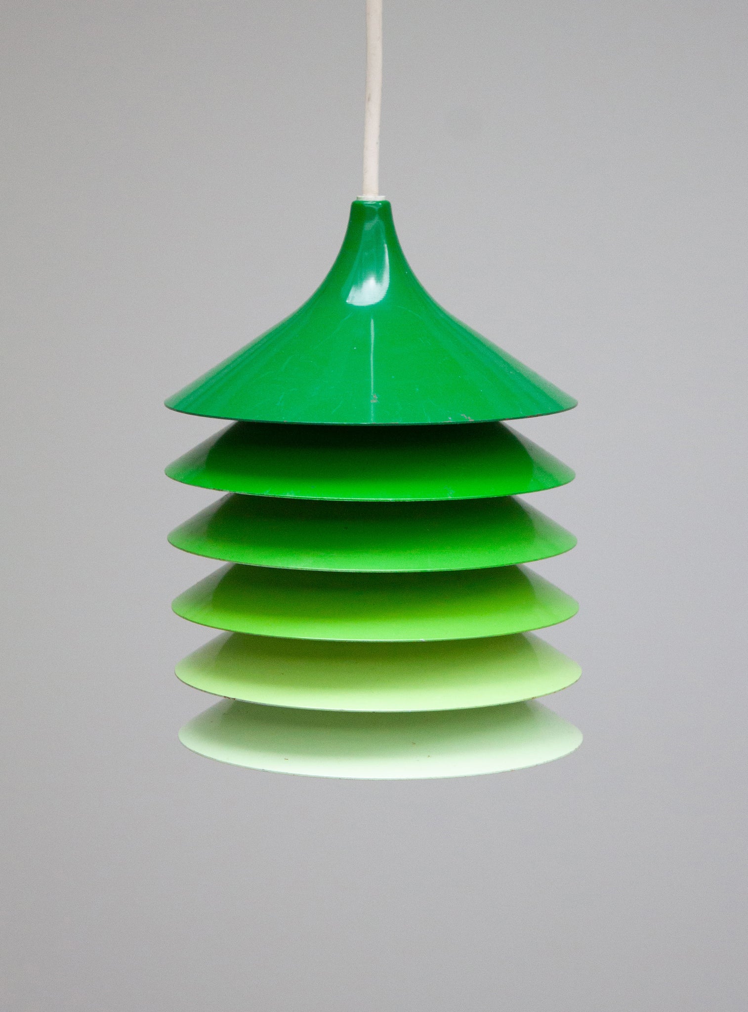 Ikea Duett Pendant Lamp by Bent Gantzel Boysen (Green Gradient)