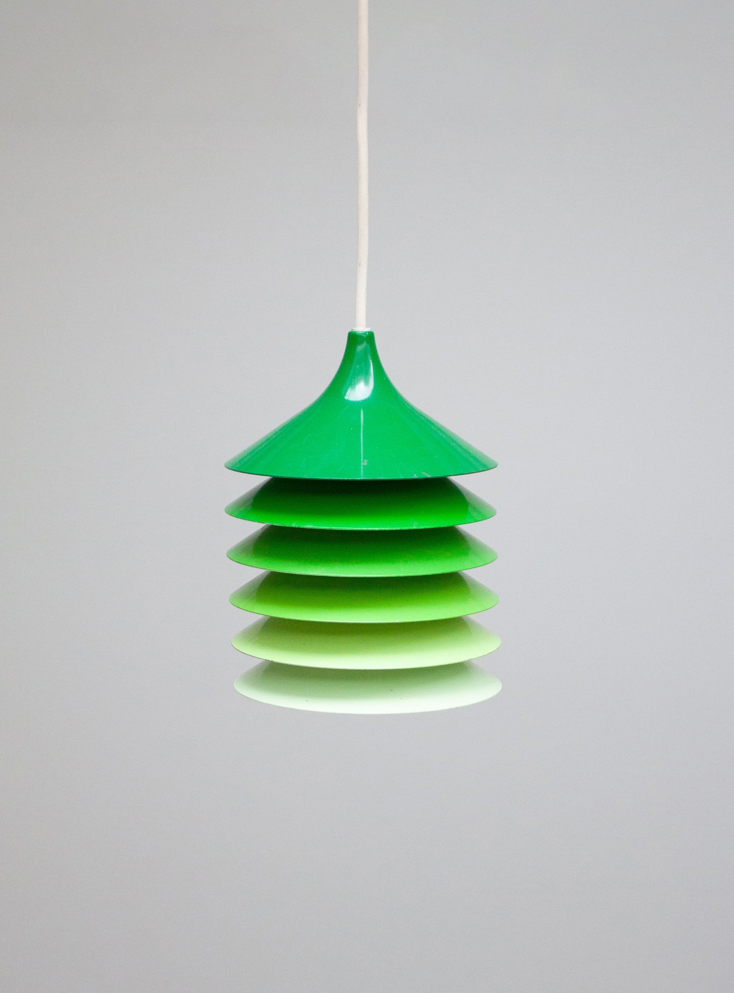 Ikea Duett Pendant Lamp by Bent Gantzel Boysen (Green Gradient)