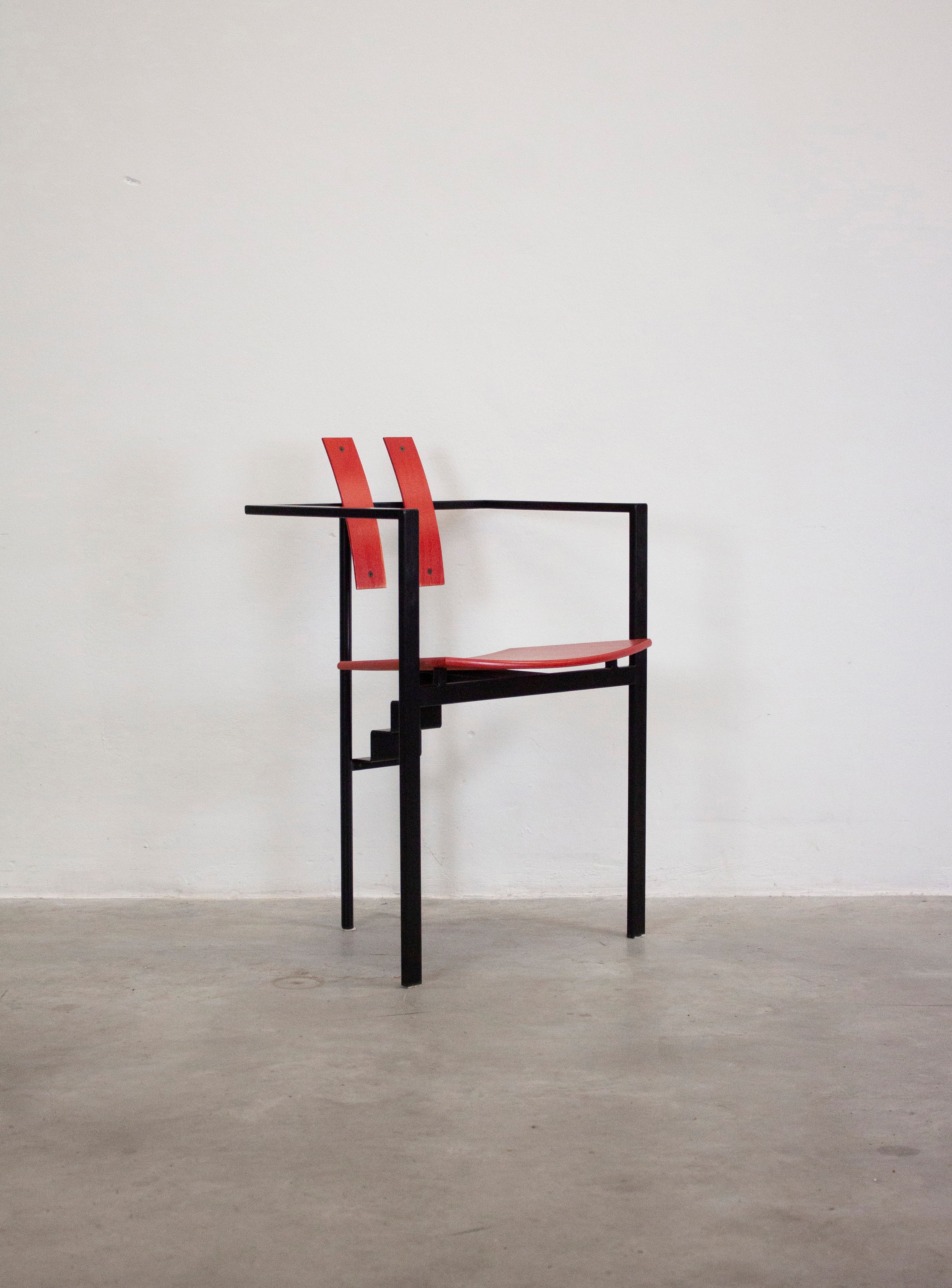 KFF Design Trix Chair by Karl Friedrich Föster (Red) – JUKI AMSTERDAM