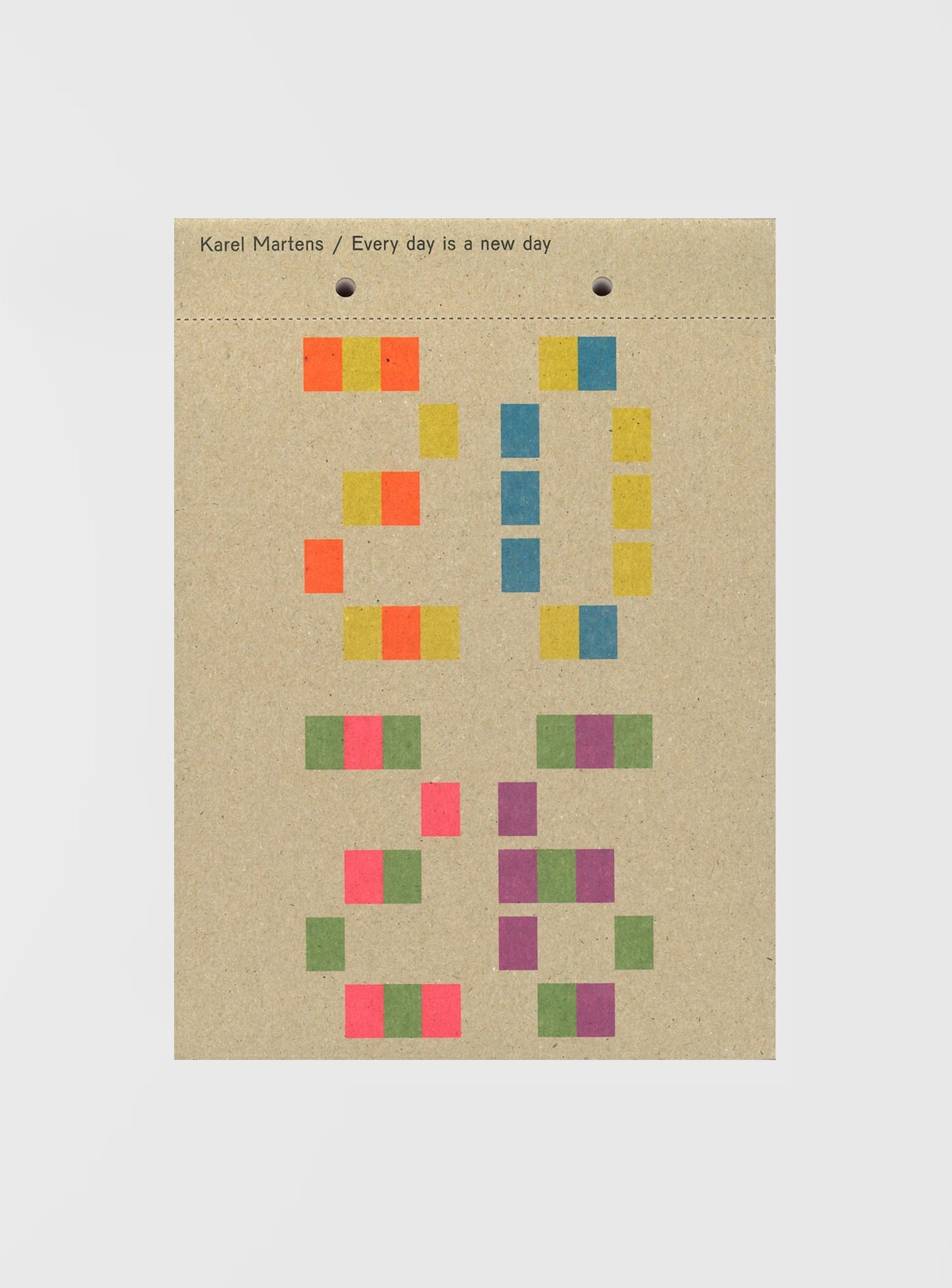 Karel Martens - Calendar 2026