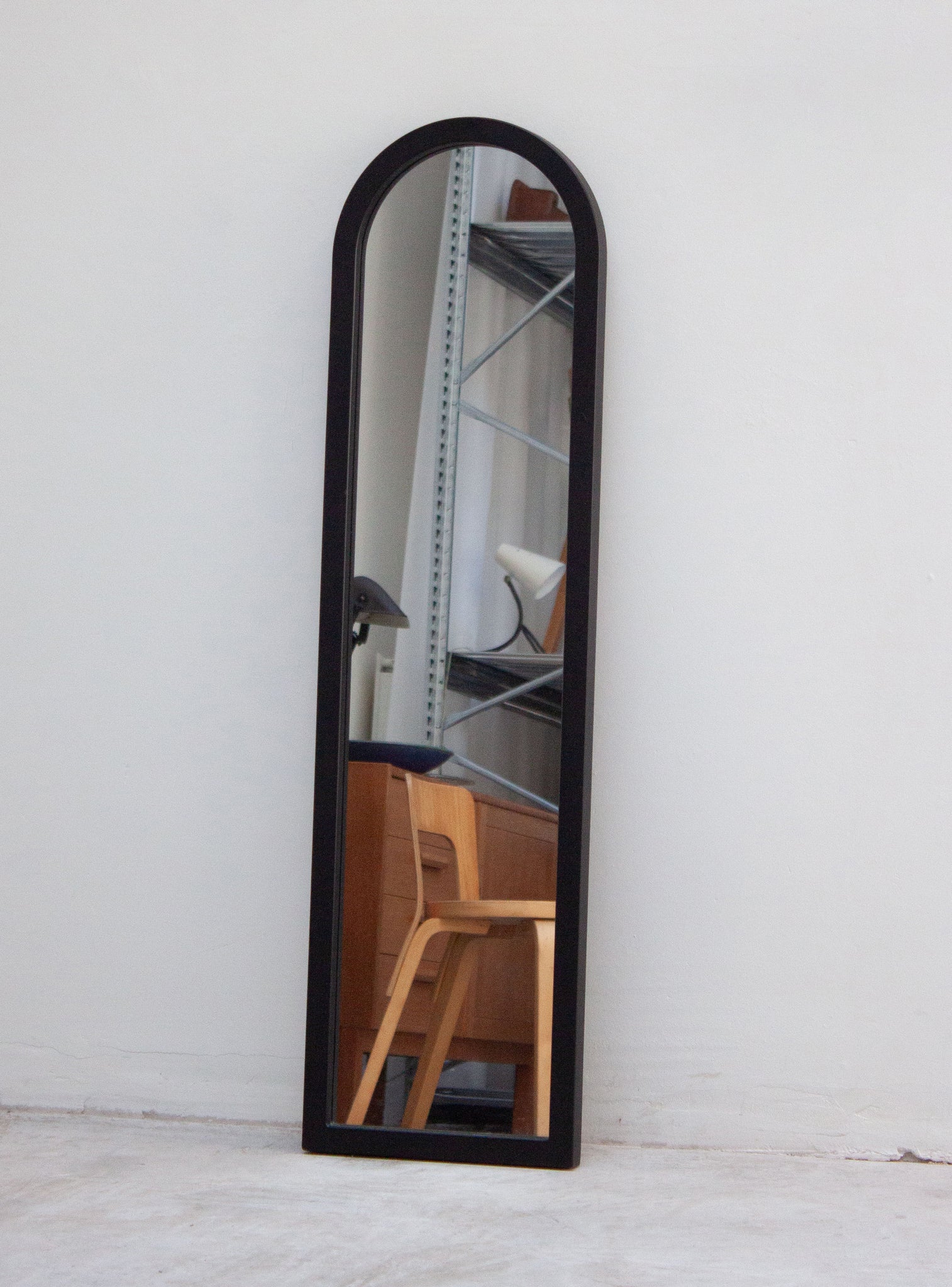 Kartell Model 4729 Mirror by Anna Castelli (Black)