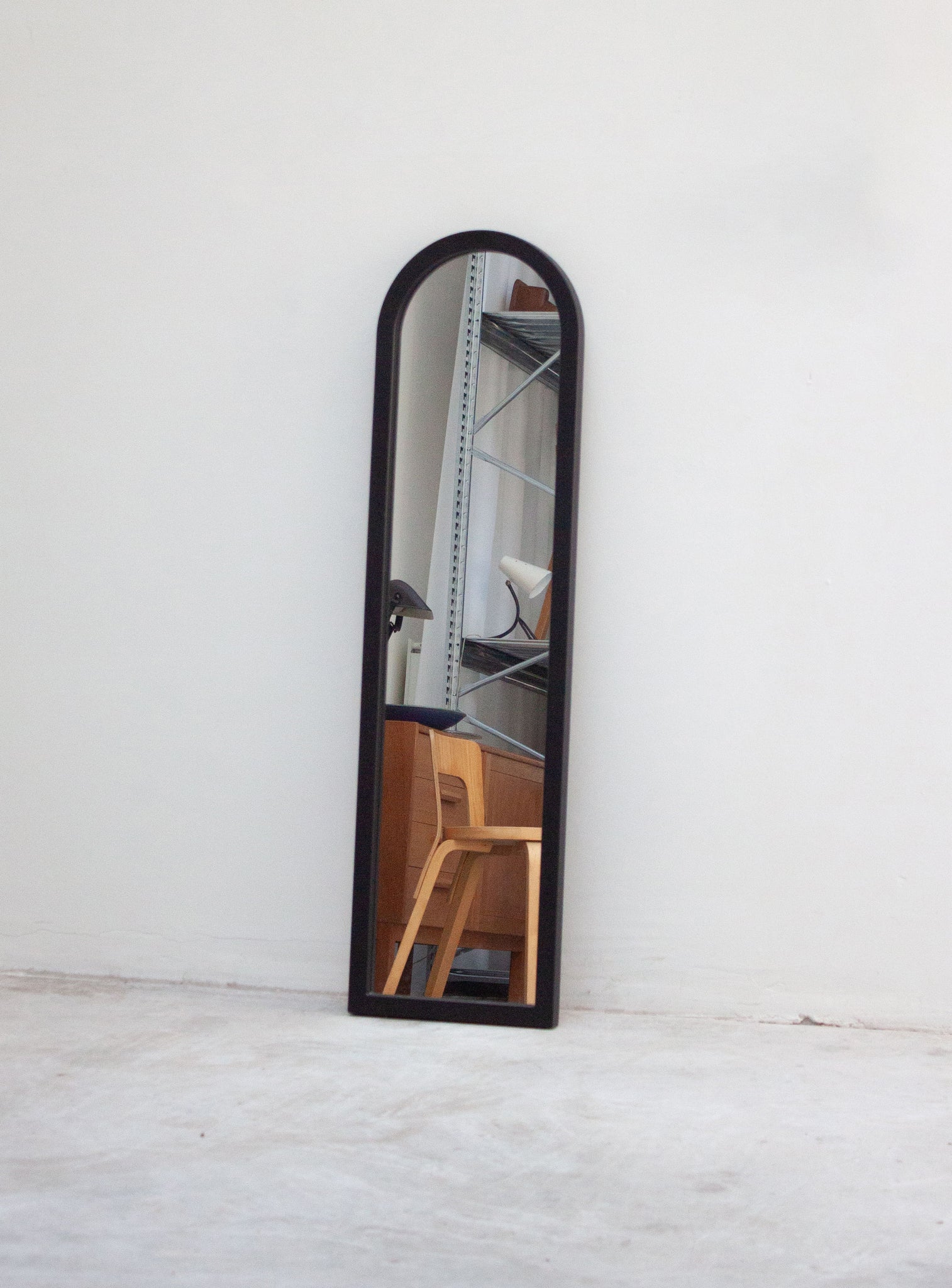 Kartell Model 4729 Mirror by Anna Castelli (Black)
