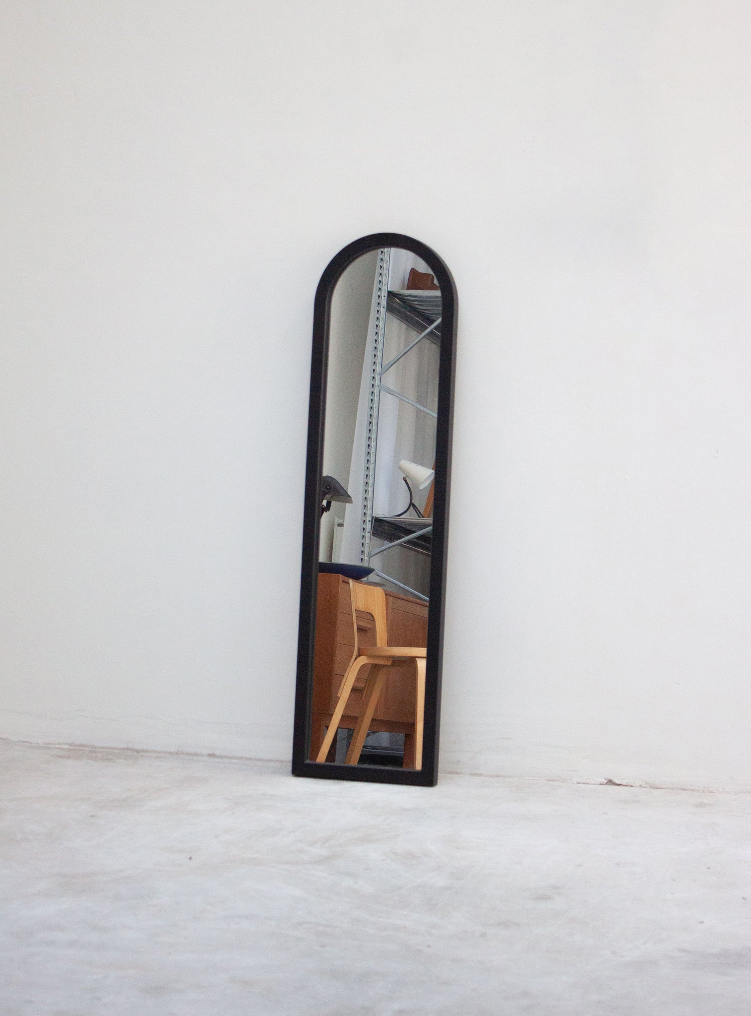 Kartell Model 4729 Mirror by Anna Castelli (Black)
