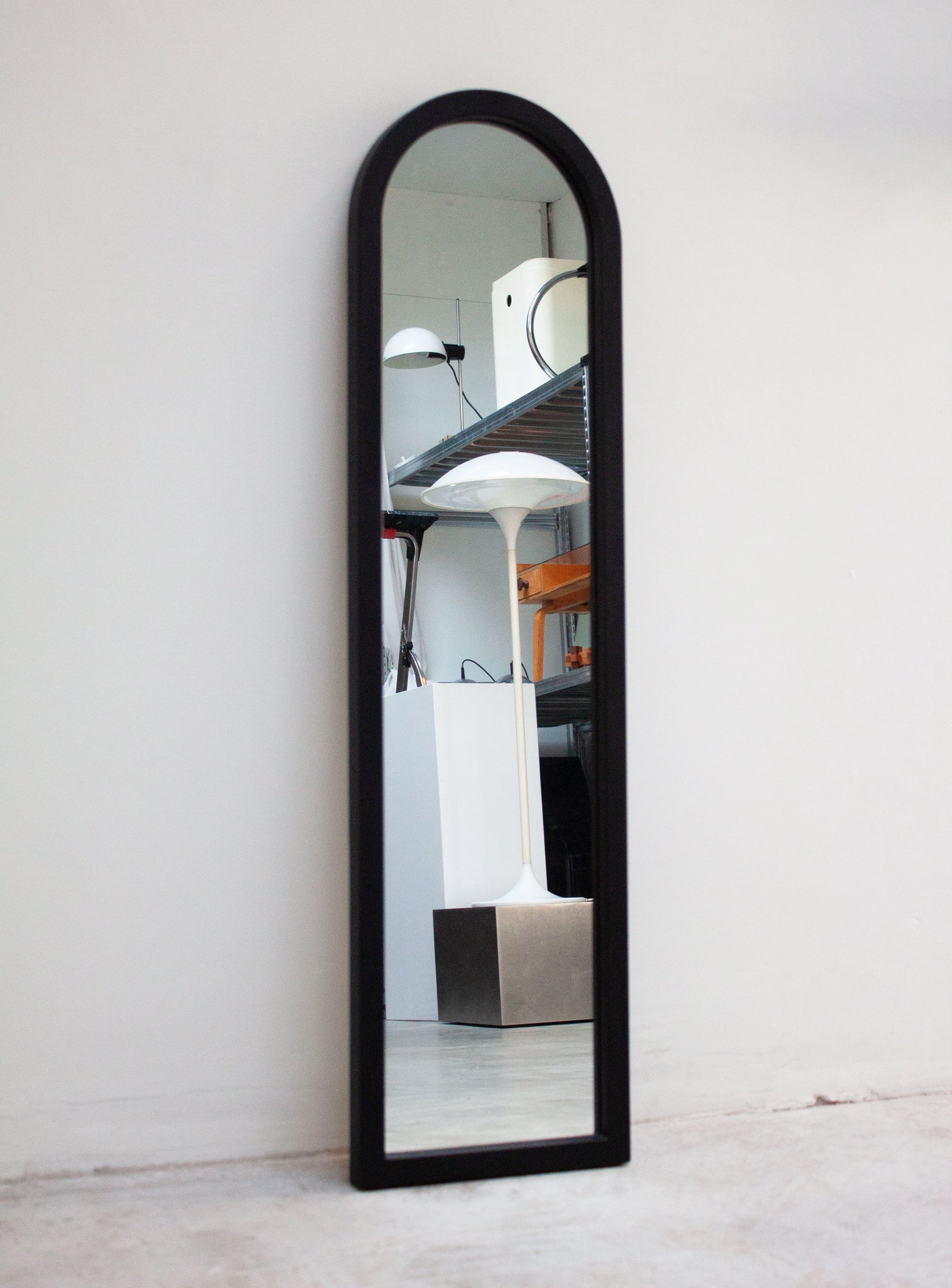 Kartell Model 4729 Mirror by Anna Castelli (Black)