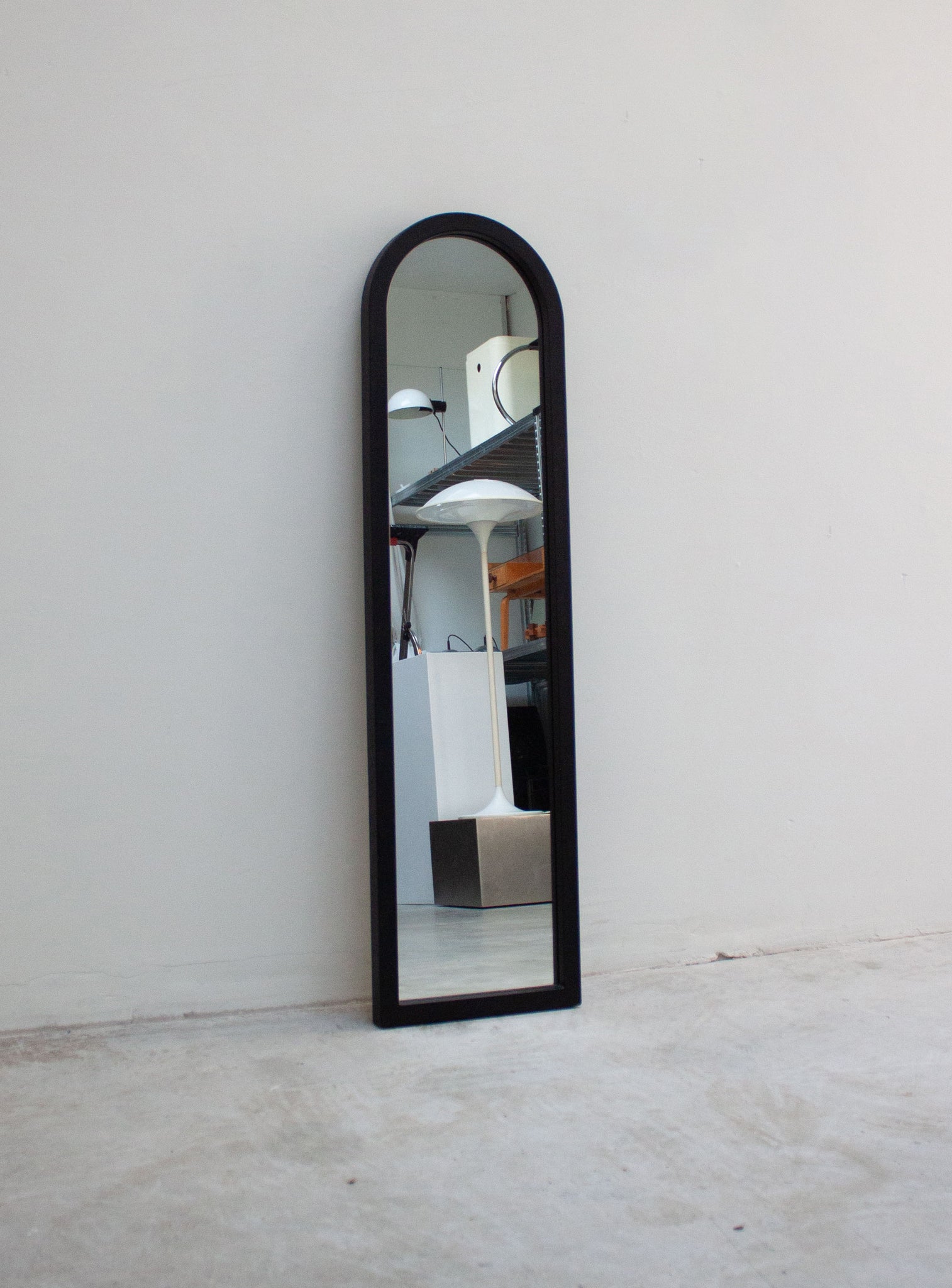 Kartell Model 4729 Mirror by Anna Castelli (Black)