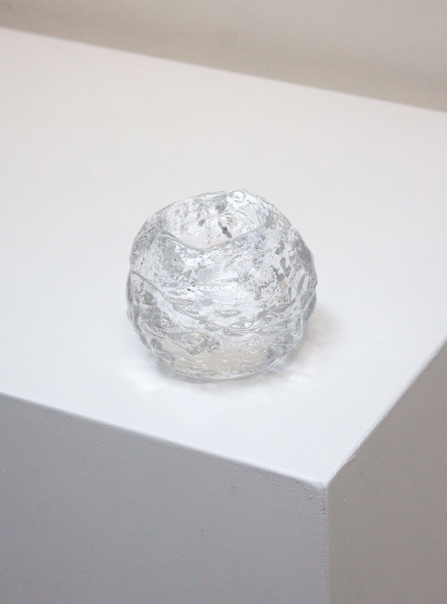Kosta Boda Snowball Votive Candle Holder by Ann Wolff