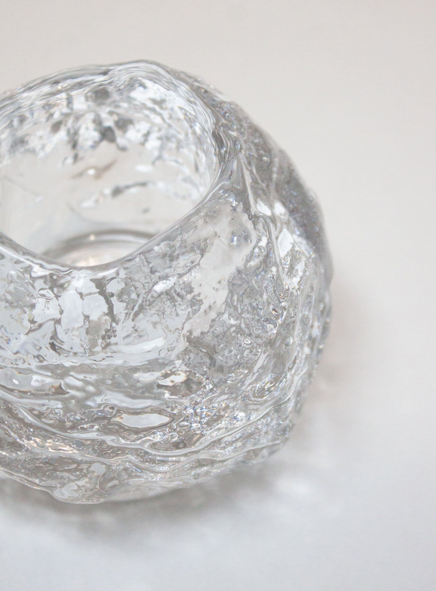 Kosta Boda Snowball Votive Candle Holder by Ann Wolff