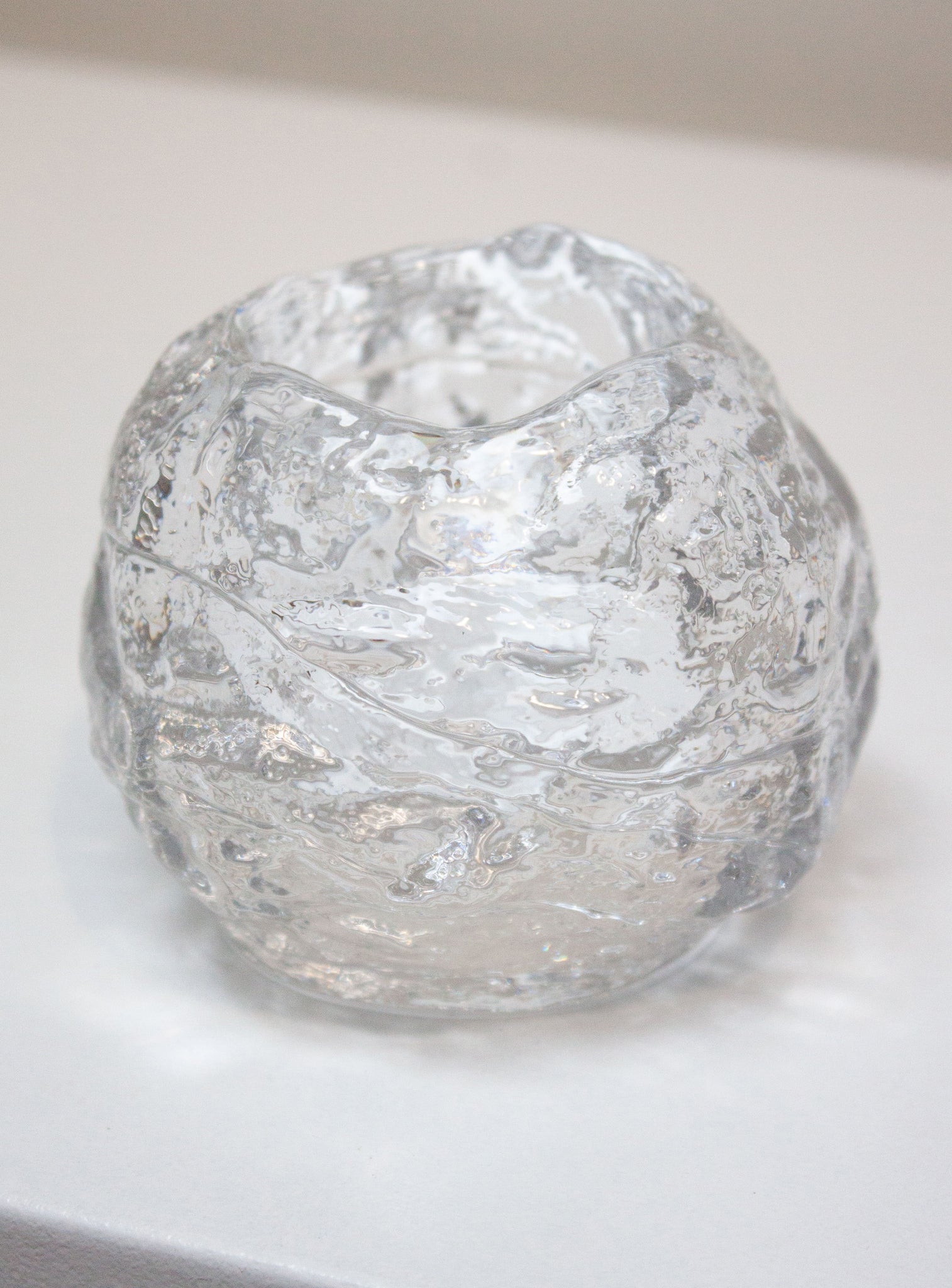 Kosta Boda Snowball Votive Candle Holder by Ann Wolff