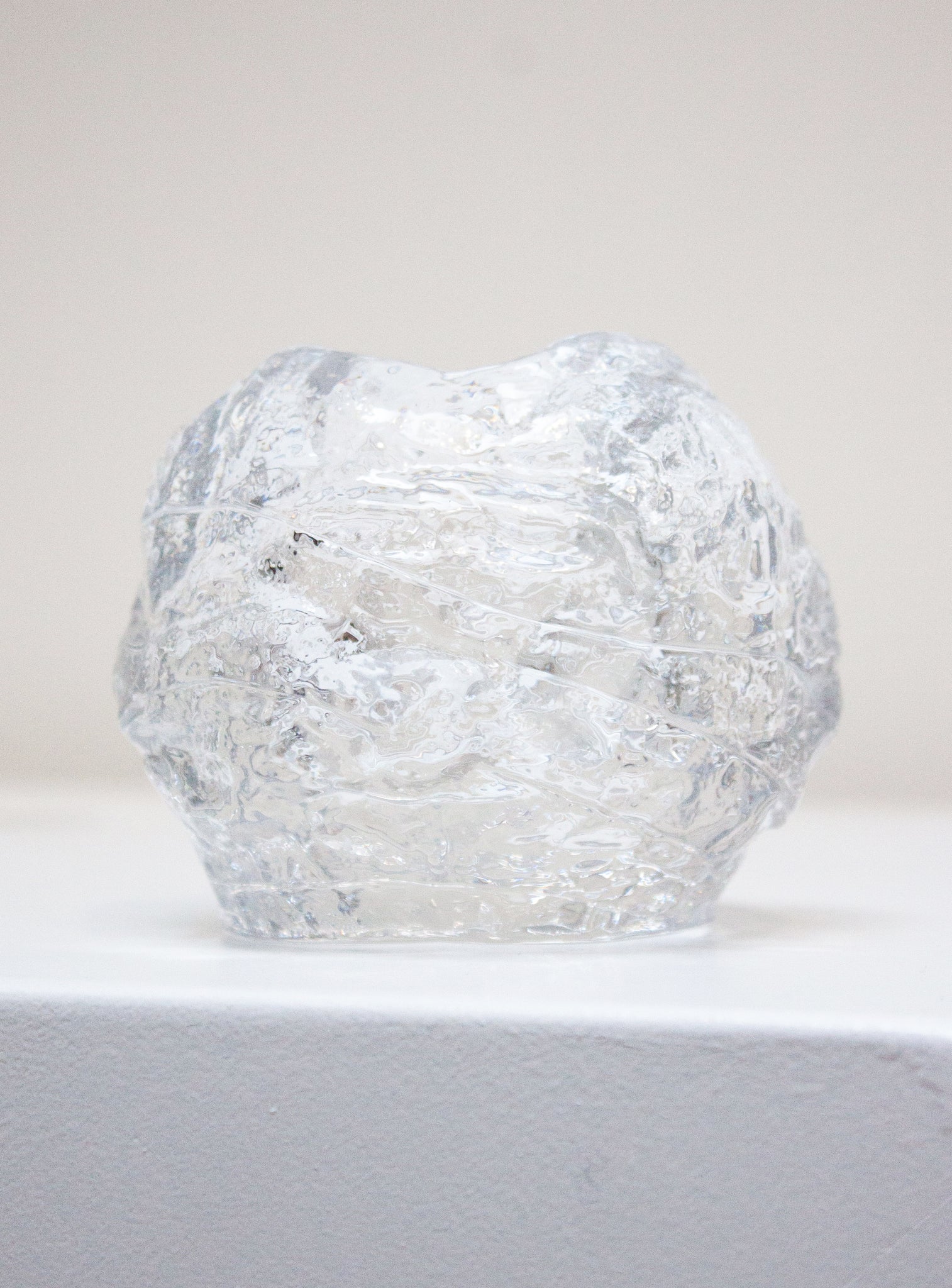 Kosta Boda Snowball Votive Candle Holder by Ann Wolff