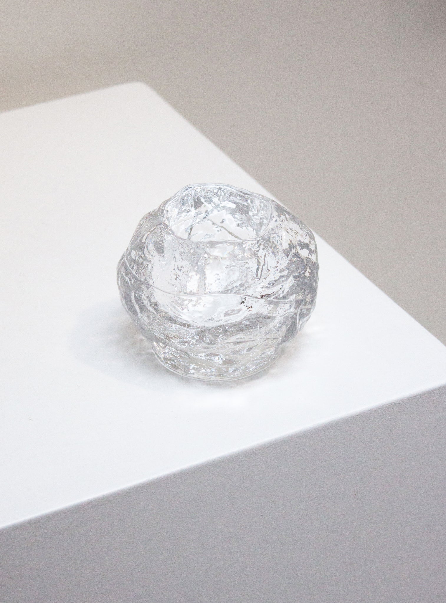 Kosta Boda Snowball Votive Candle Holder by Ann Wolff