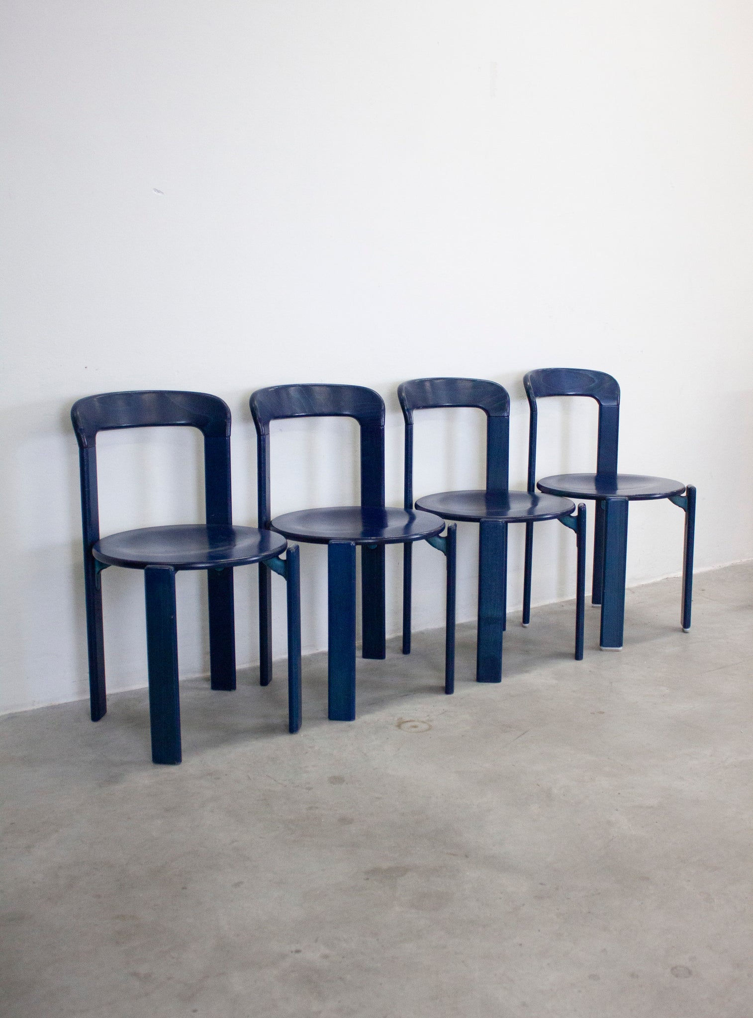Kusch+Co Rey Dining Chairs by Bruno Rey (Blue) – JUKI AMSTERDAM