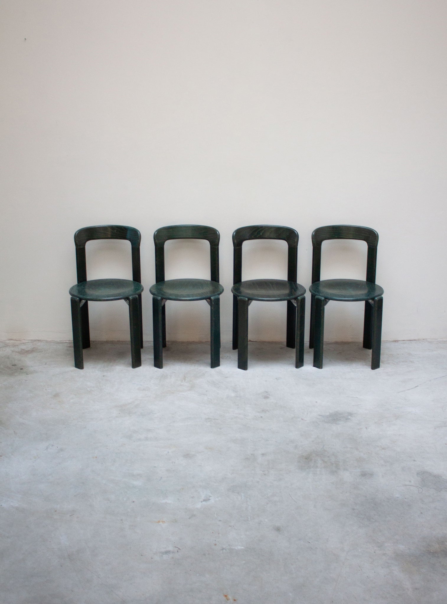 Kusch+Co Rey Dining Chairs by Bruno Rey (Dark Green)