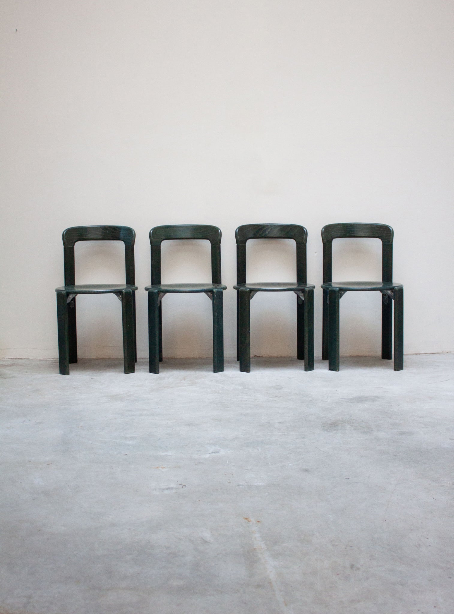 Kusch+Co Rey Dining Chairs by Bruno Rey (Dark Green)