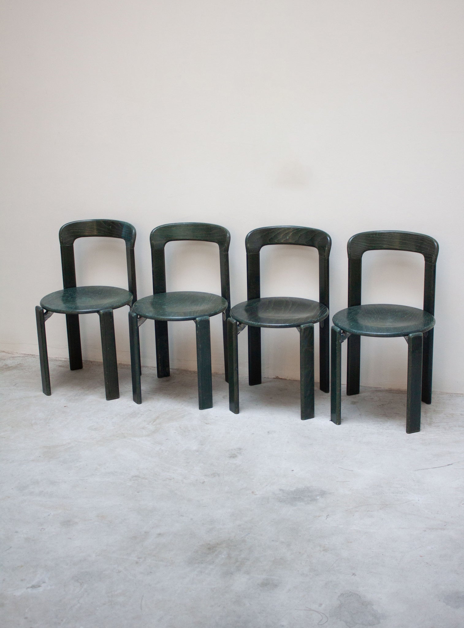 Kusch+Co Rey Dining Chairs by Bruno Rey (Dark Green)