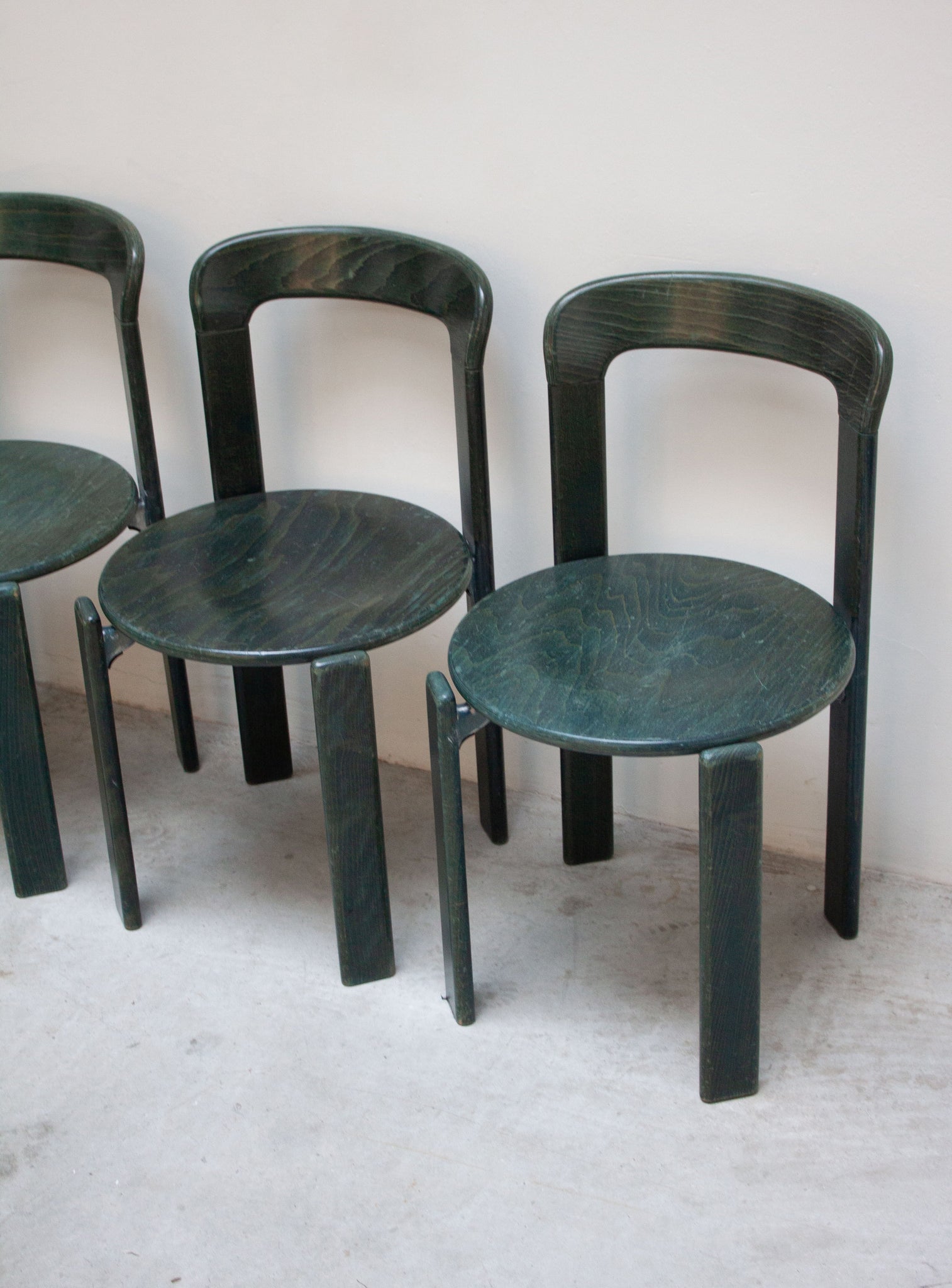Kusch+Co Rey Dining Chairs by Bruno Rey (Dark Green)