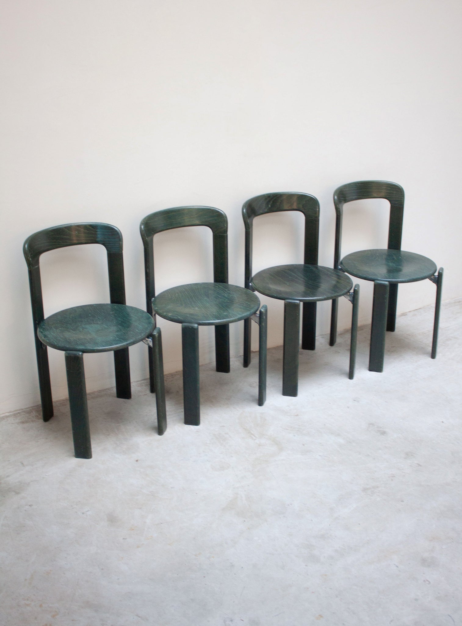 Kusch+Co Rey Dining Chairs by Bruno Rey (Dark Green)