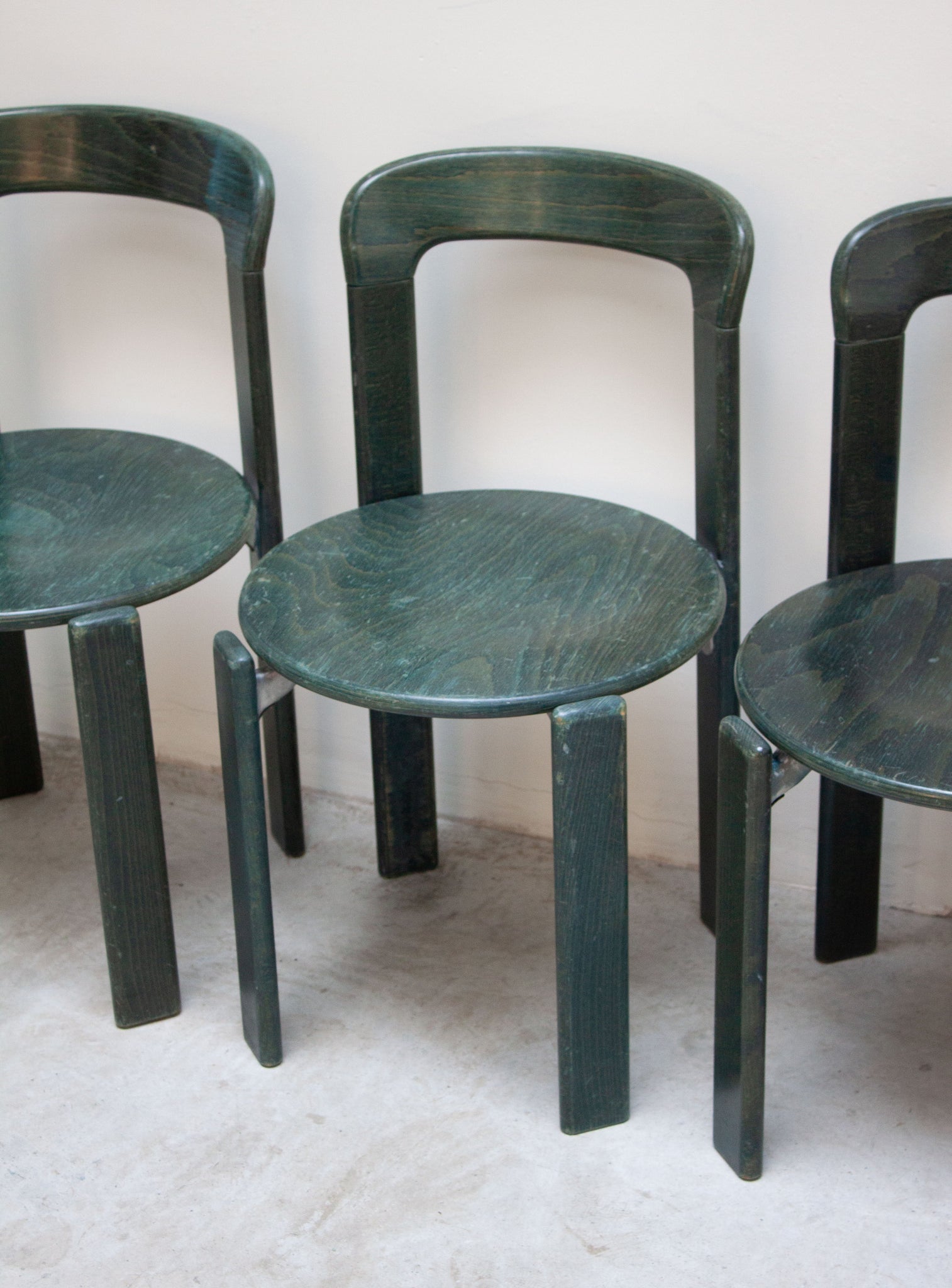 Kusch+Co Rey Dining Chairs by Bruno Rey (Dark Green)