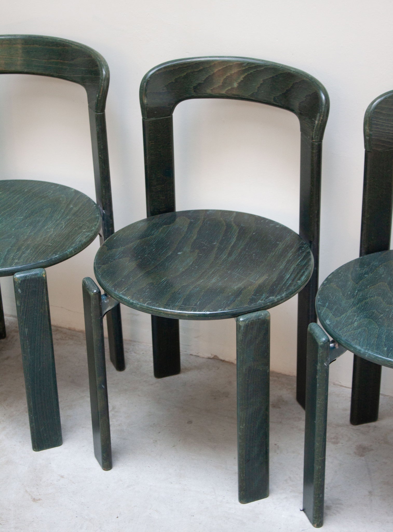 Kusch+Co Rey Dining Chairs by Bruno Rey (Dark Green)