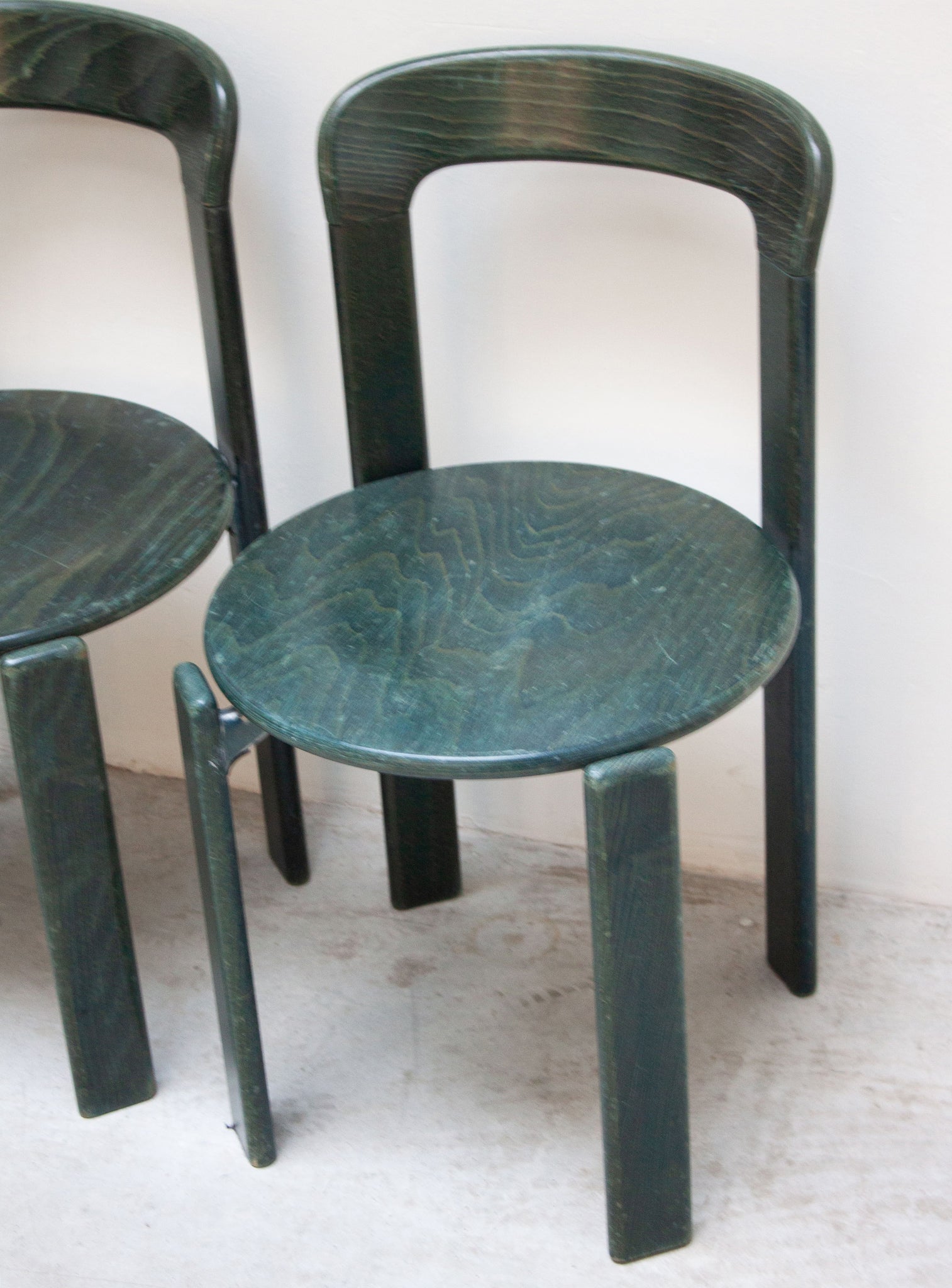 Kusch+Co Rey Dining Chairs by Bruno Rey (Dark Green)