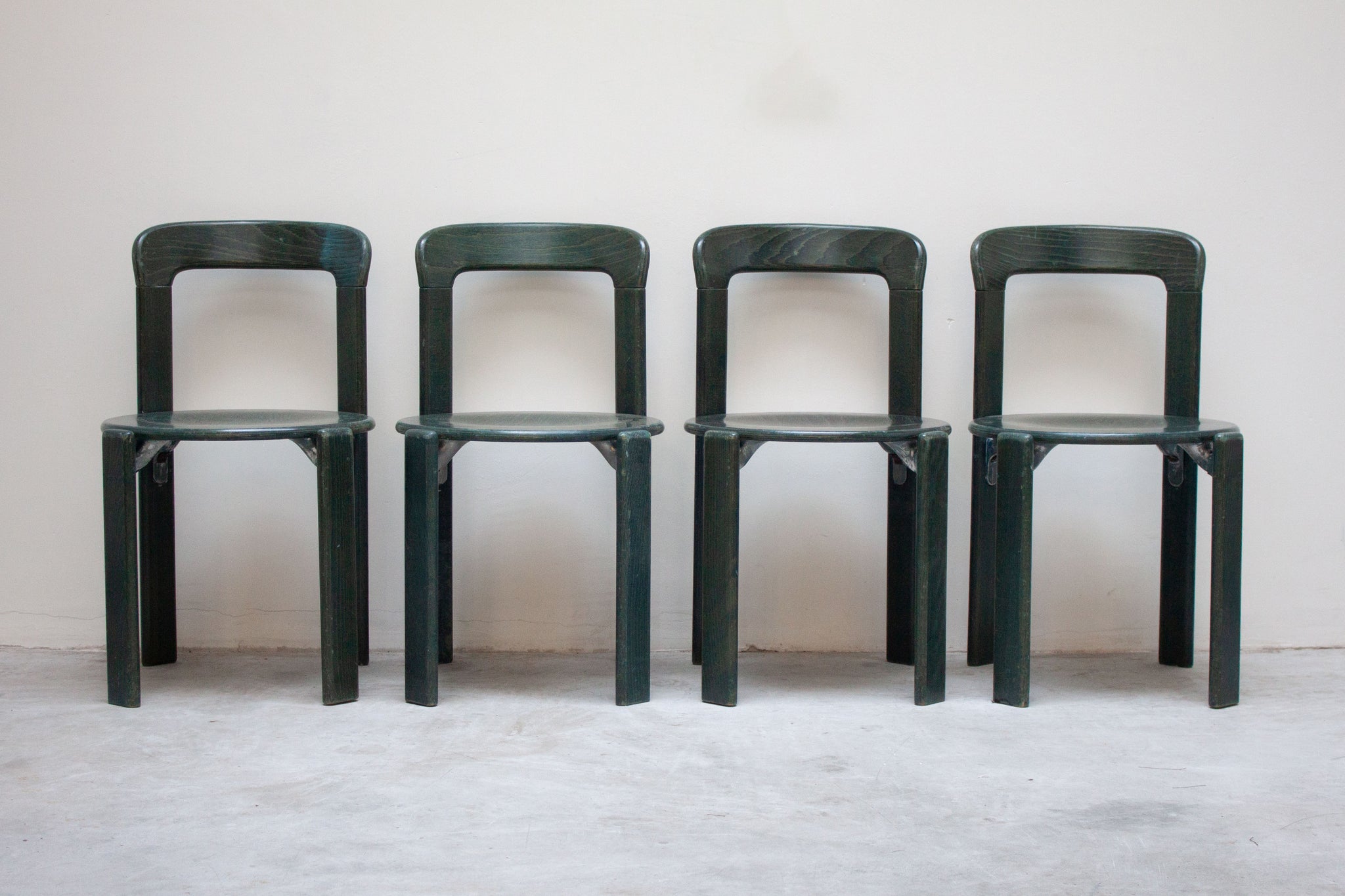 Kusch+Co Rey Dining Chairs by Bruno Rey (Dark Green)