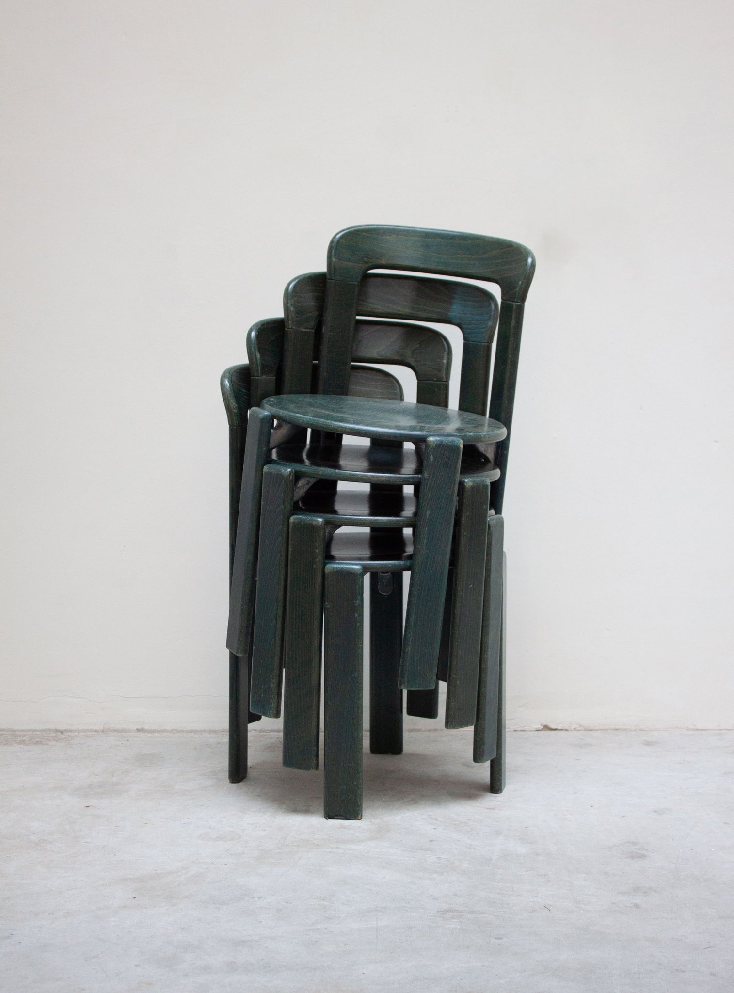 Kusch+Co Rey Dining Chairs by Bruno Rey (Dark Green)