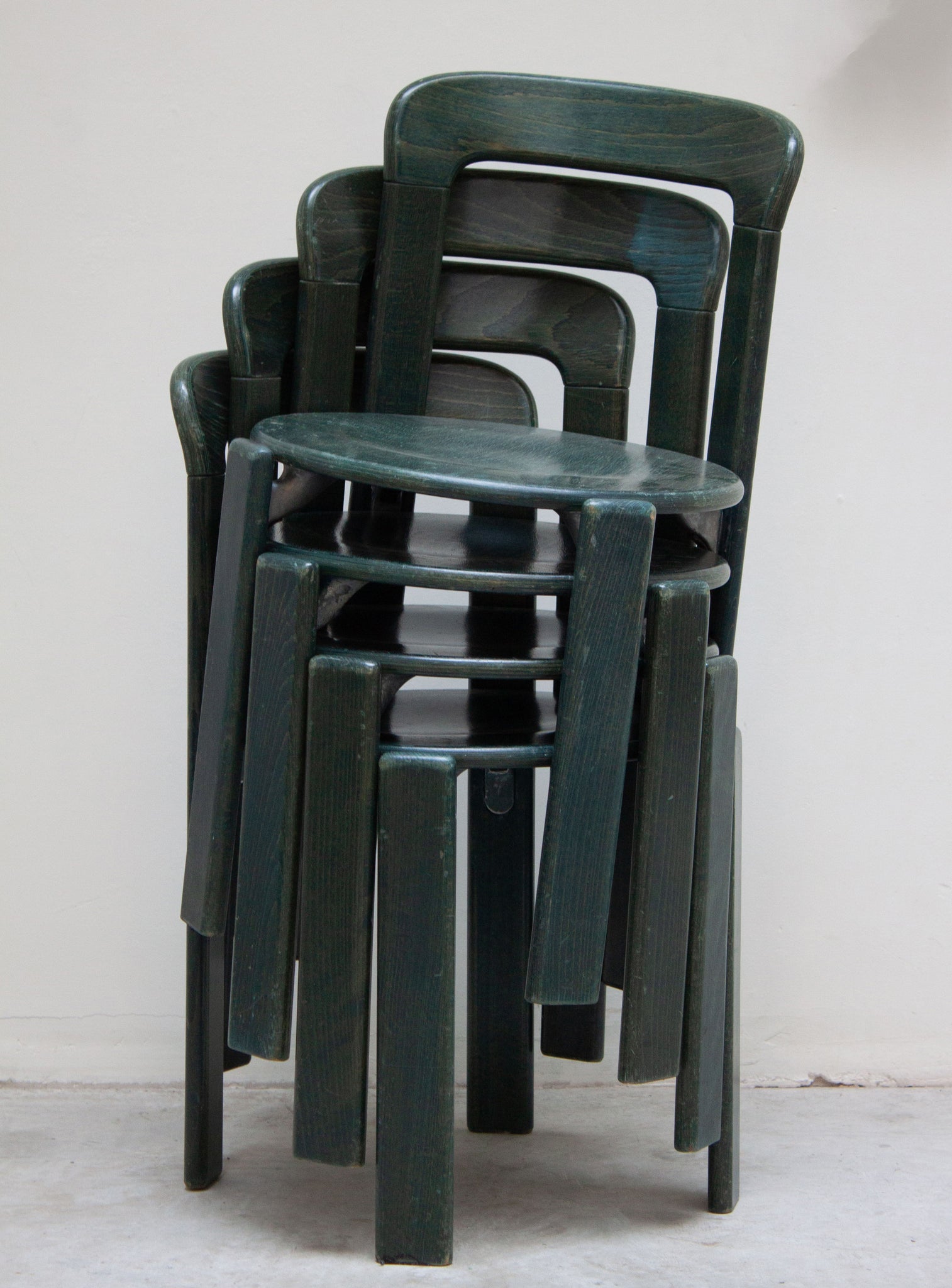 Kusch+Co Rey Dining Chairs by Bruno Rey (Dark Green)