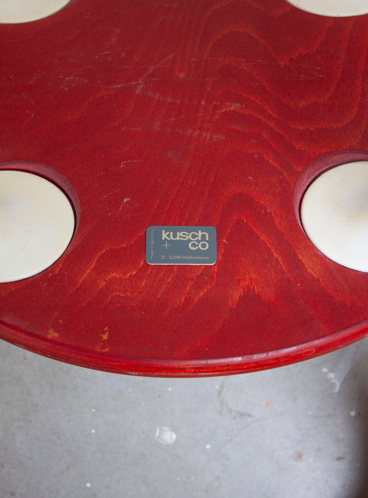 Kusch+Co Rey Dining Chairs by Bruno Rey (Red)