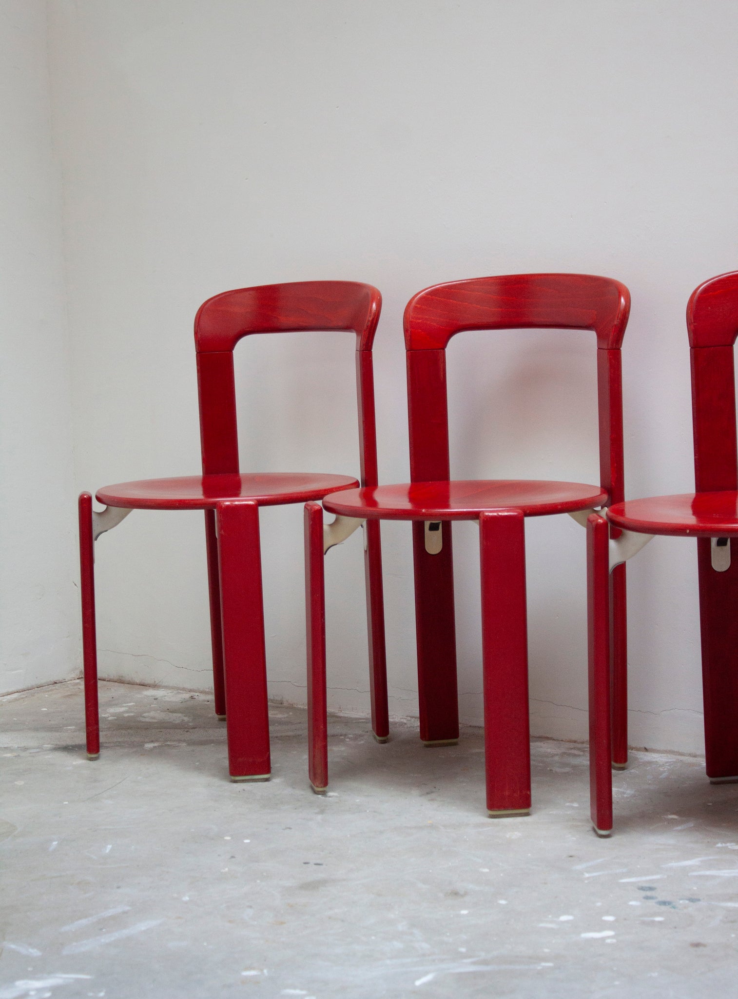 Kusch+Co Rey Dining Chairs by Bruno Rey (Red)