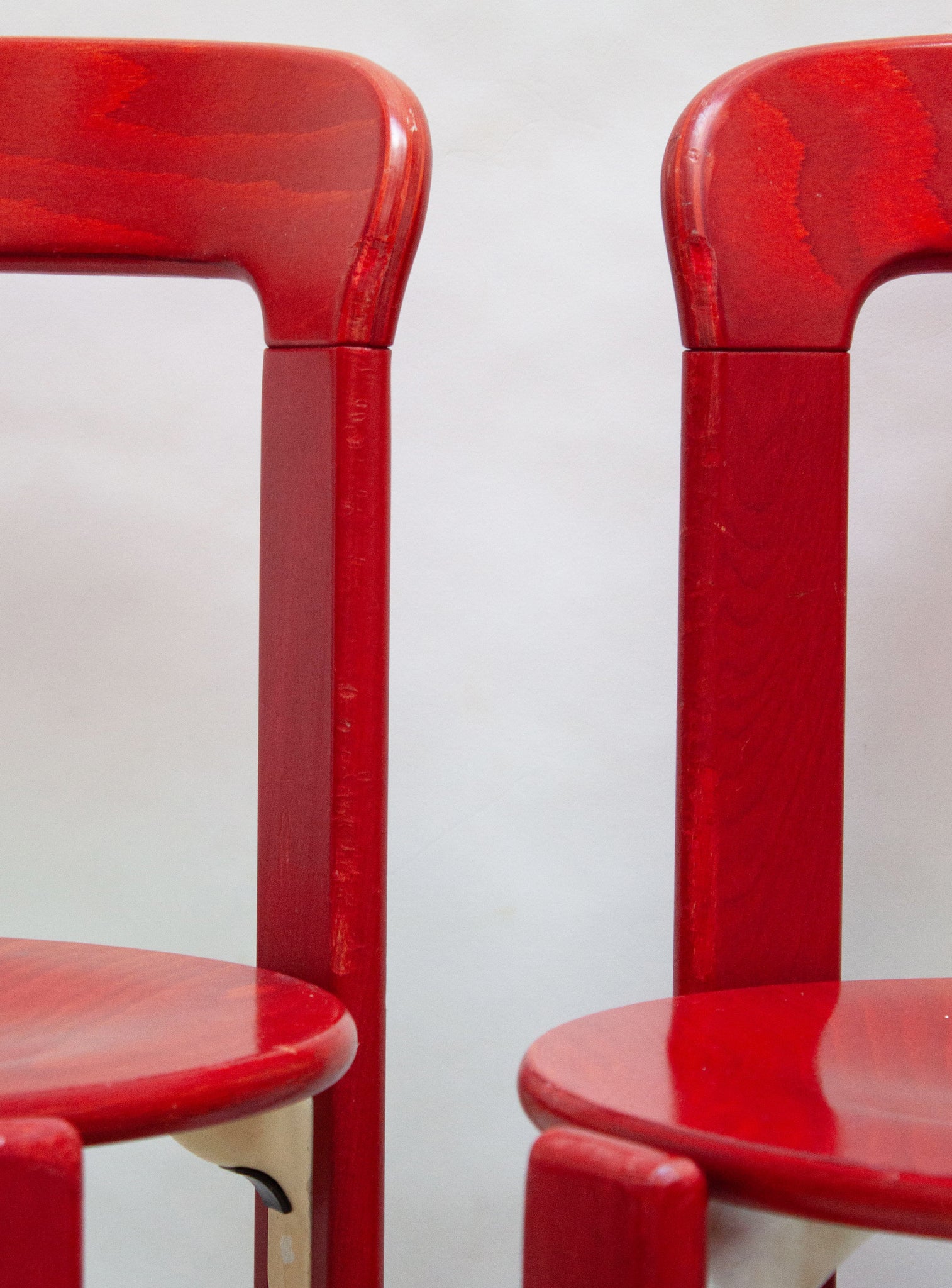 Kusch+Co Rey Dining Chairs by Bruno Rey (Red)