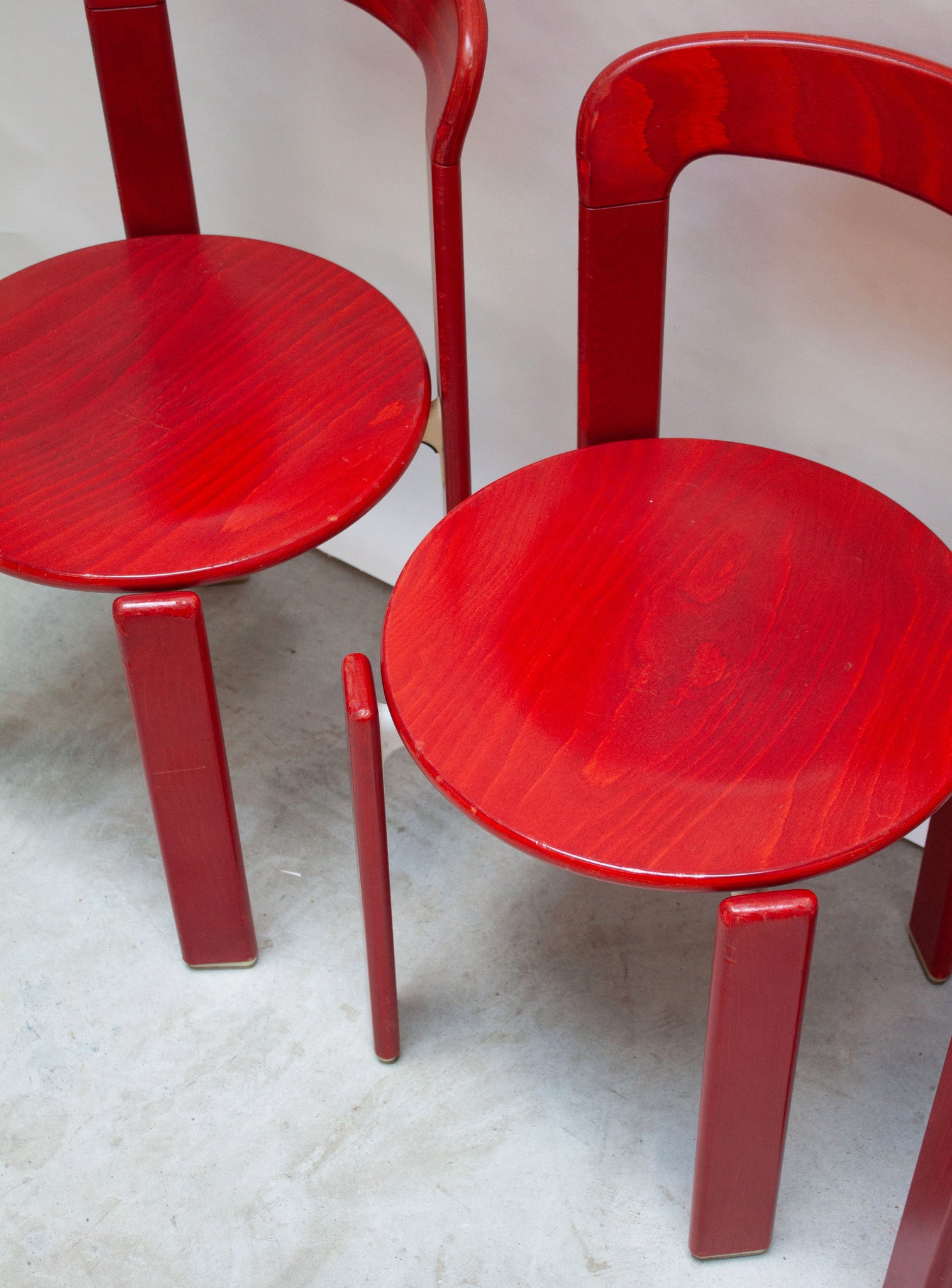 Kusch+Co Rey Dining Chairs by Bruno Rey (Red)
