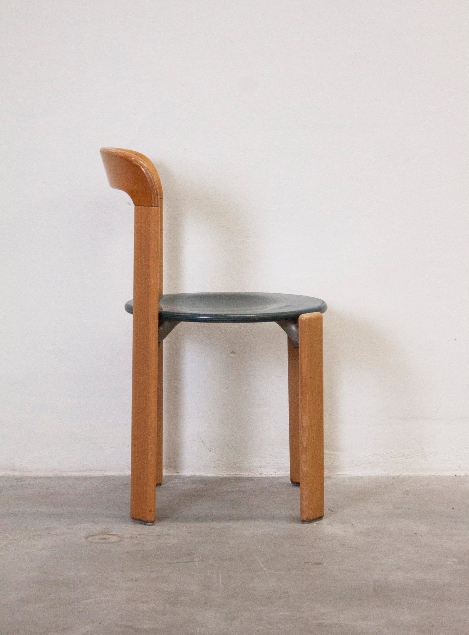 Kusch+Co Rey Dining Chairs by Bruno Rey (Beech/Green)