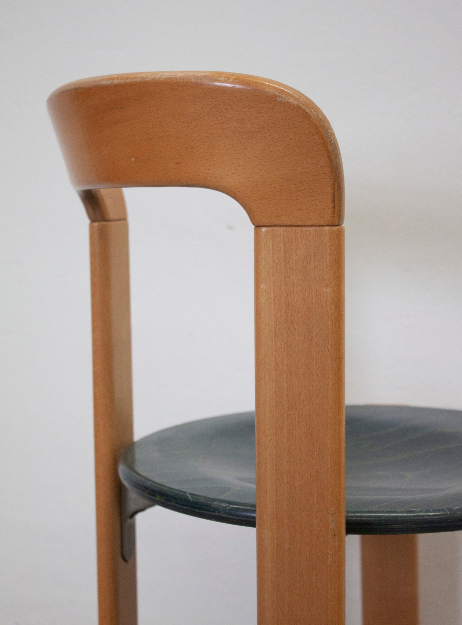 Kusch+Co Rey Dining Chairs by Bruno Rey (Beech/Green)