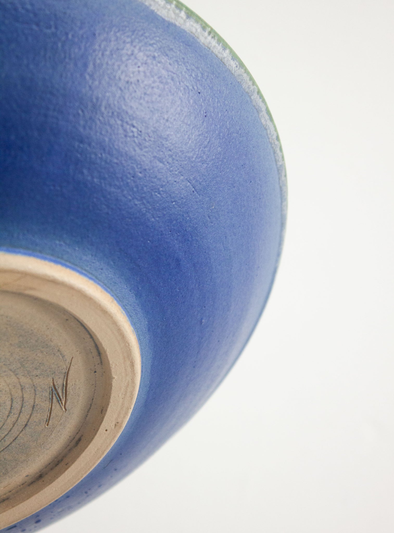 Large Ceramic Bowl (Blue/Green)
