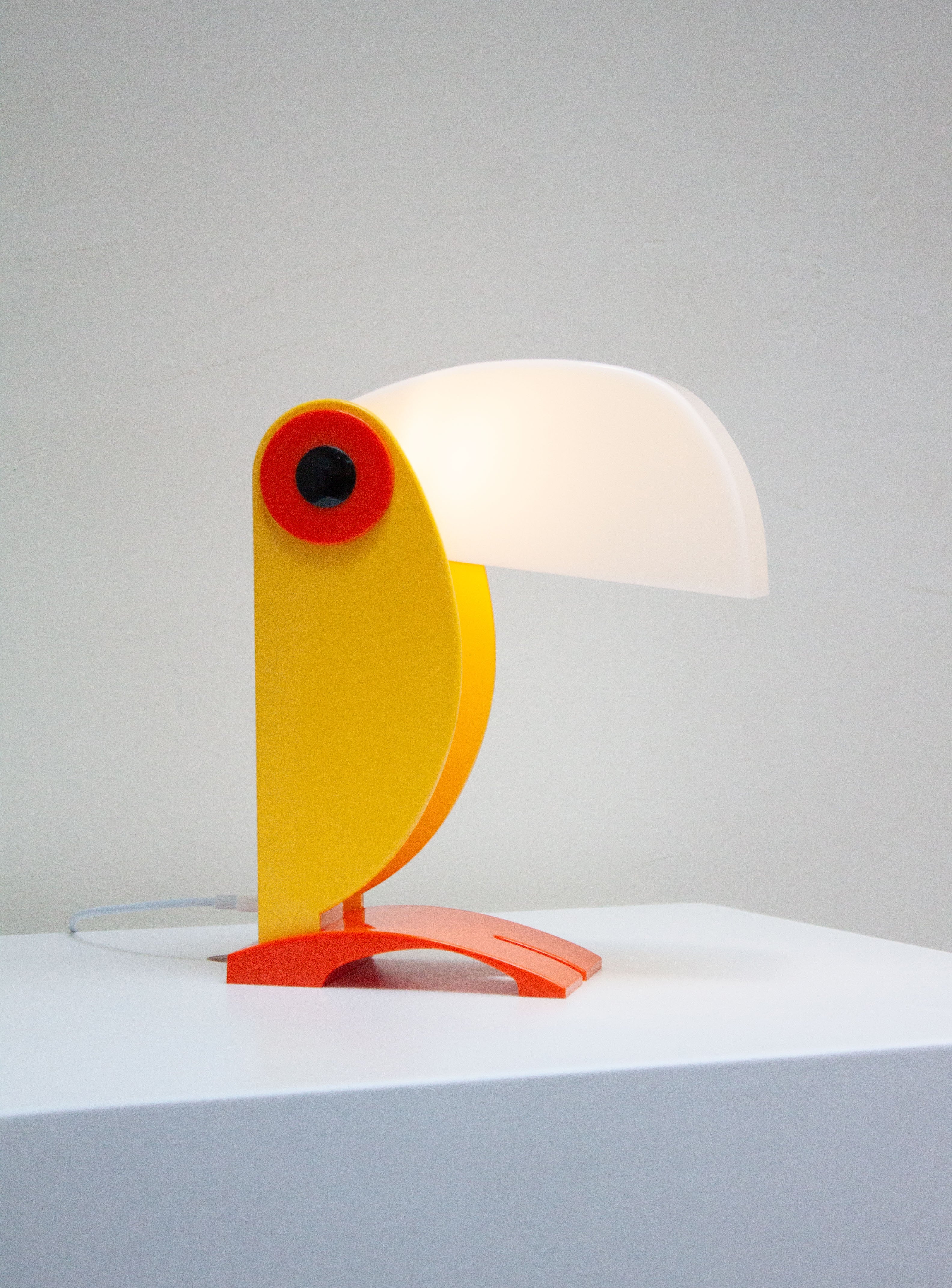 Linea Zero Toucan Desk Lamp by Enea Ferrari (Yellow) | Juki