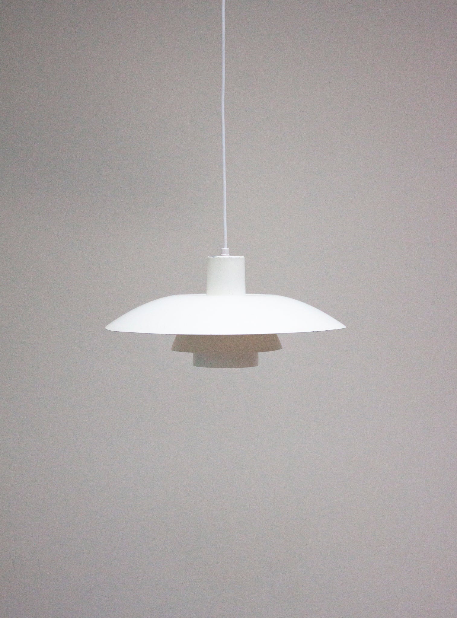 Louis Poulsen PH4/3 Pendant Lamp by Poul Henningsen (White)