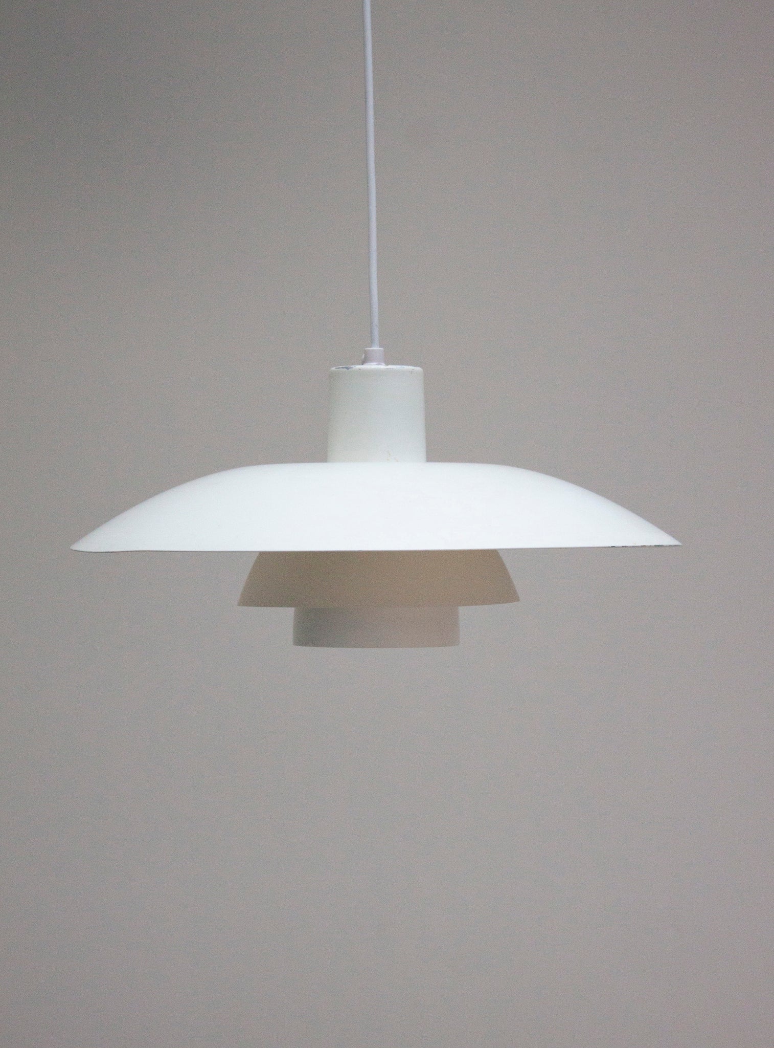 Louis Poulsen PH4/3 Pendant Lamp by Poul Henningsen (White)