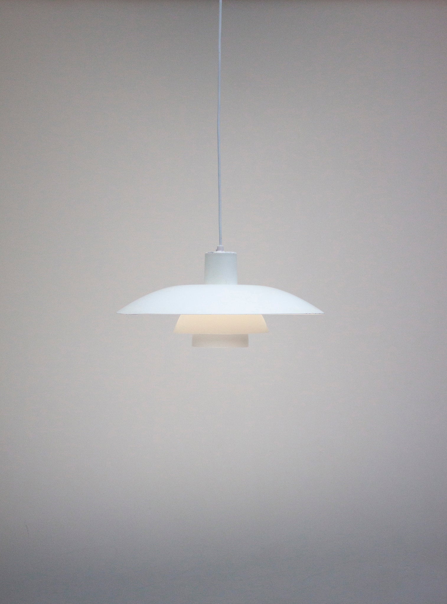 Louis Poulsen PH4/3 Pendant Lamp by Poul Henningsen (White)