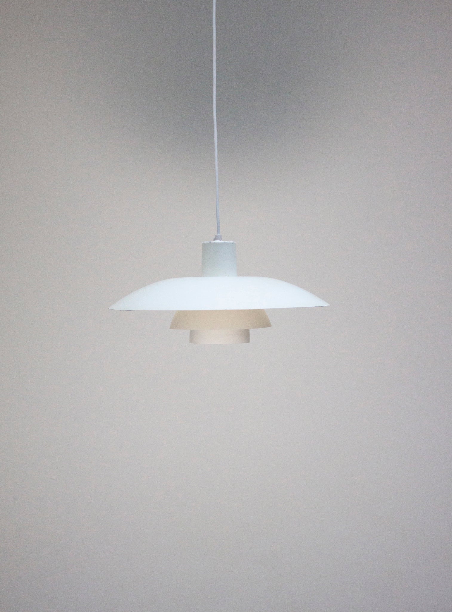Louis Poulsen PH4/3 Pendant Lamp by Poul Henningsen (White)