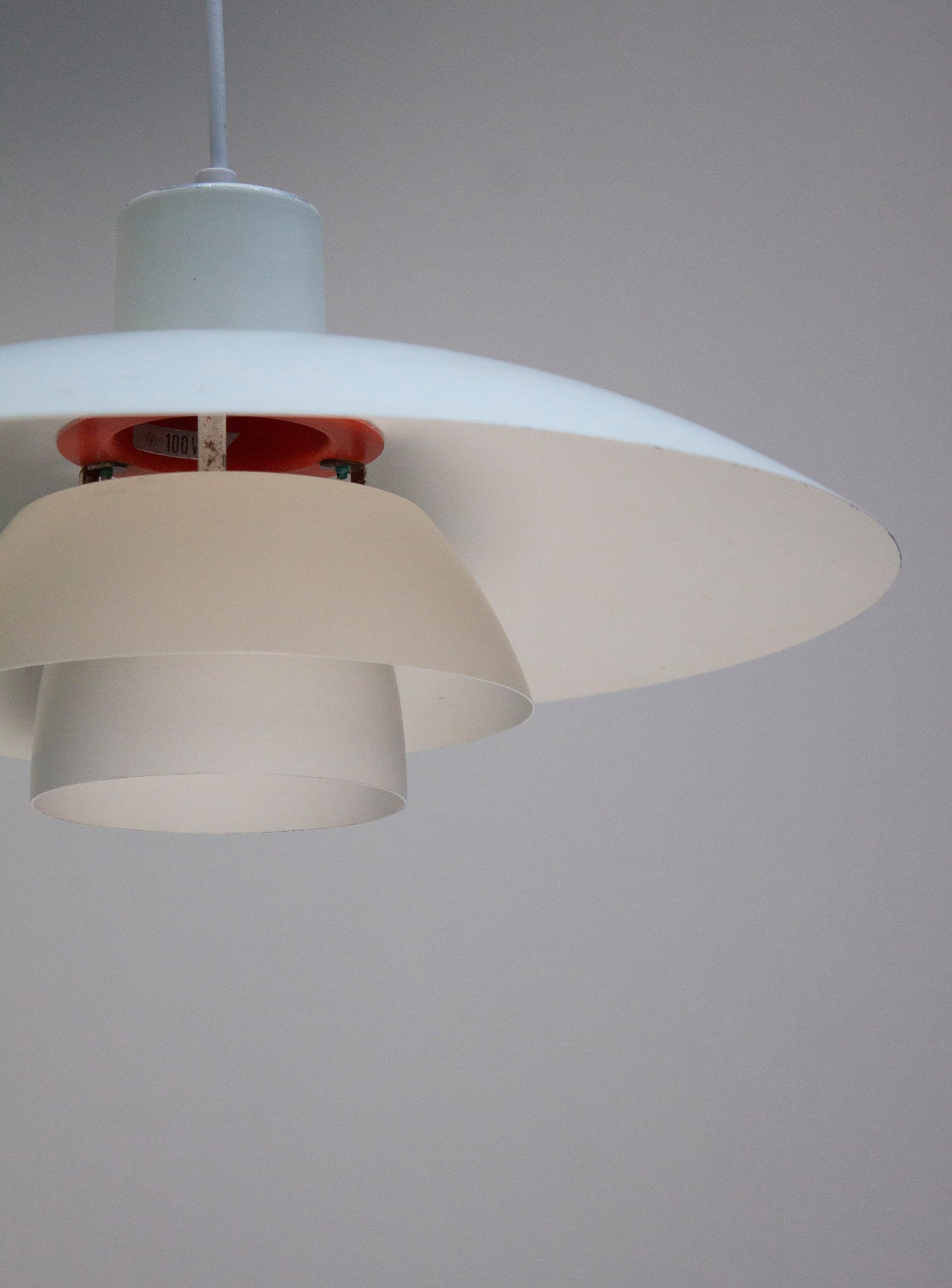Louis Poulsen PH4/3 Pendant Lamp by Poul Henningsen (White)