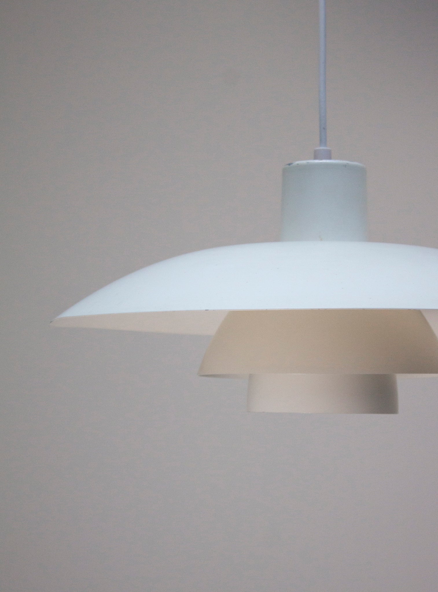 Louis Poulsen PH4/3 Pendant Lamp by Poul Henningsen (White)